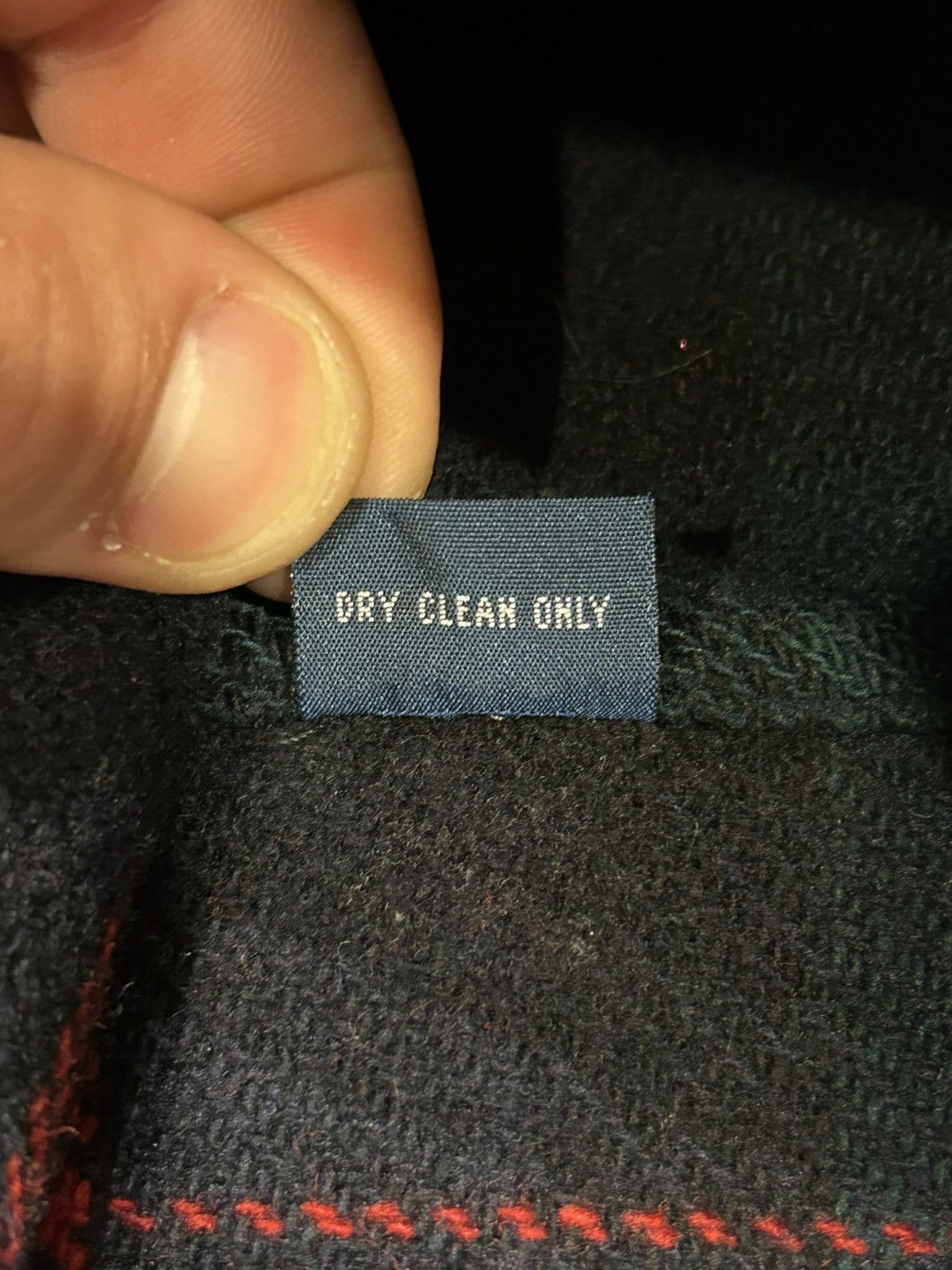 Polo Ralph Lauren Navy Duffel Wool Coat