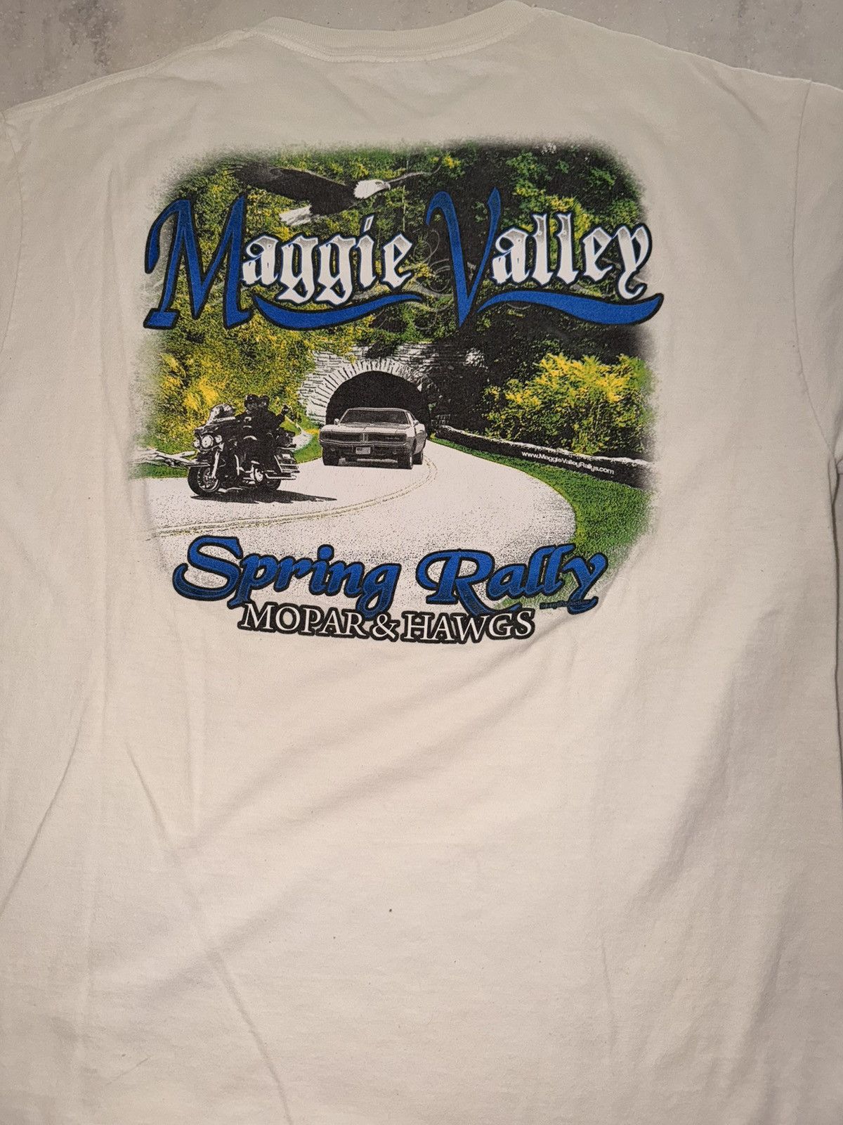 Vintage Y2K Maggie Valley Mopar & Hawgs tee Size US XL / EU 56 / 4 - 6 Thumbnail