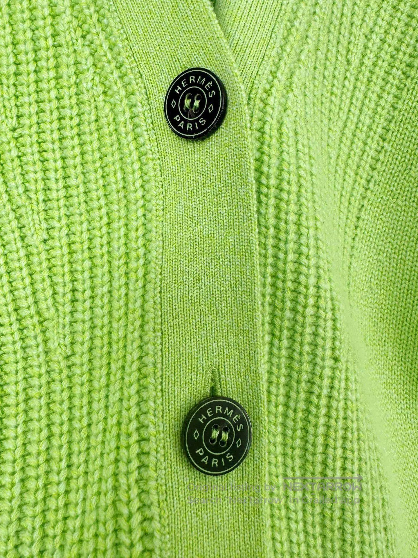 Hermes hermes cashmere cotton knit cardigan. Size US S / EU 44-46 / 1 - 2 Thumbnail