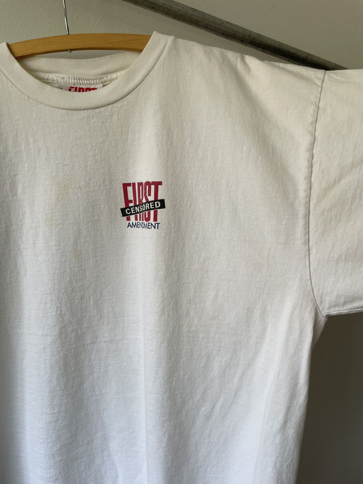 Vintage Crazy 90s SEX First Amendment Censored tee Size US XL / EU 56 / 4 - 6 Thumbnail
