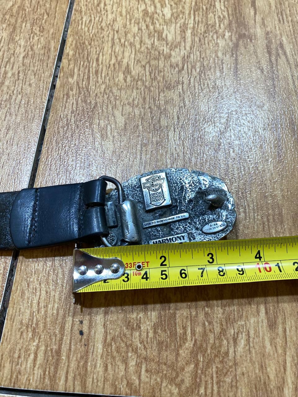 Harley Davidson Vintage Harley Davidson studded leather belt Size ONE SIZE - 17 Thumbnail