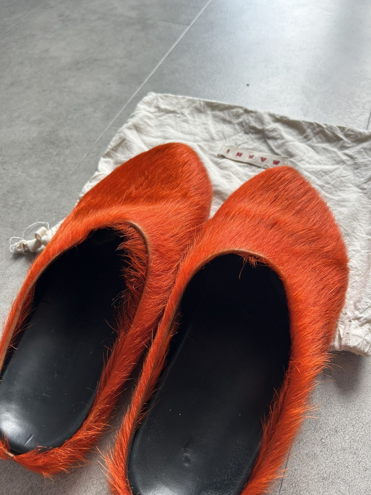 Marni Marni Fussbett Sabott Mules Orange Size US 10 / EU 43 - 3 Thumbnail