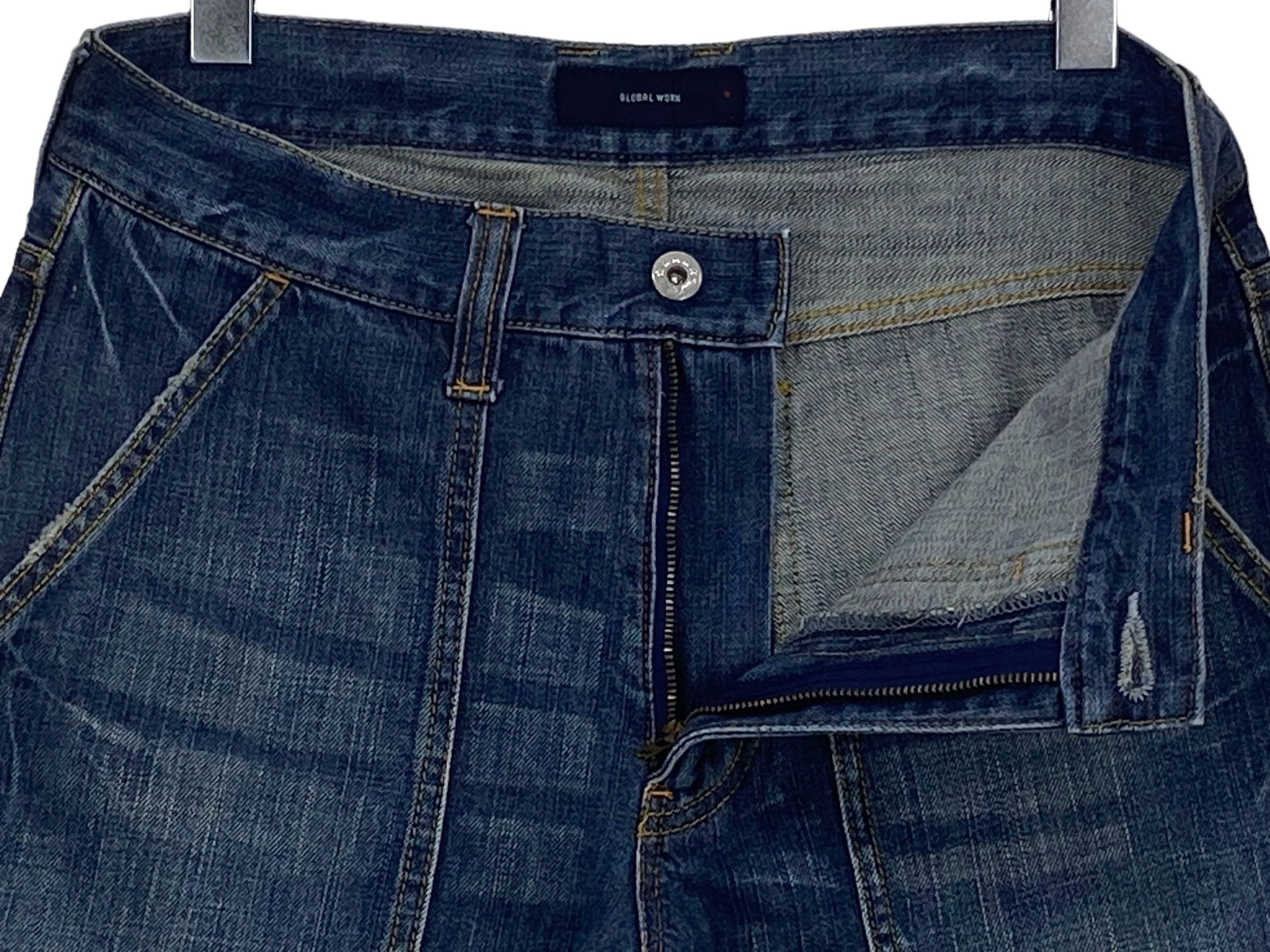 Global Work Baker Pocket Loose Jeans Size US 31 - 7 Thumbnail