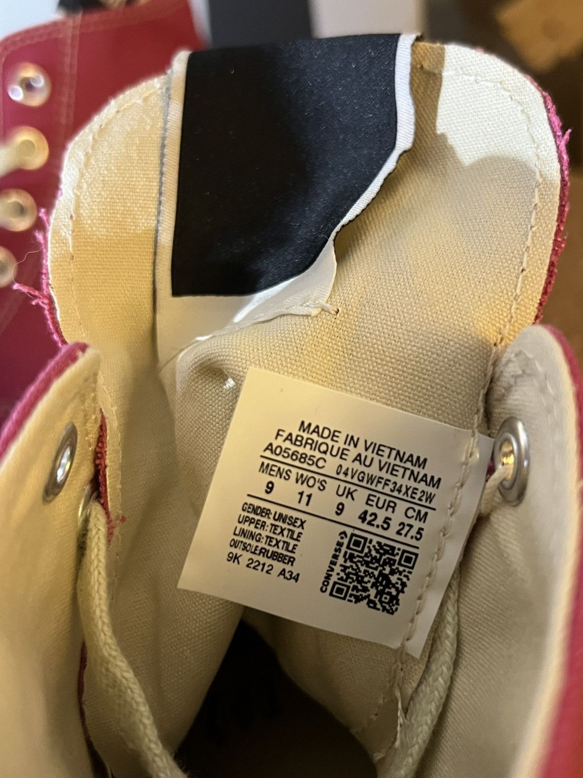 Converse × Rick Owens Drkshdw Rick Owens DRKSHDW × Converse in pink new, size 9 Size US 9 / EU 42 - 3 Thumbnail