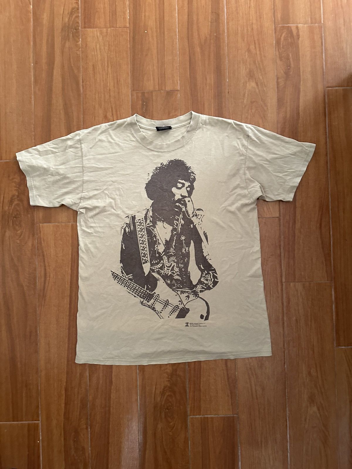 Jimi Hendrix Jimi Hendrix Guitar T-Shirt | Zion Rootswear Size US L / EU 52-54 / 3 - 1 Thumbnail