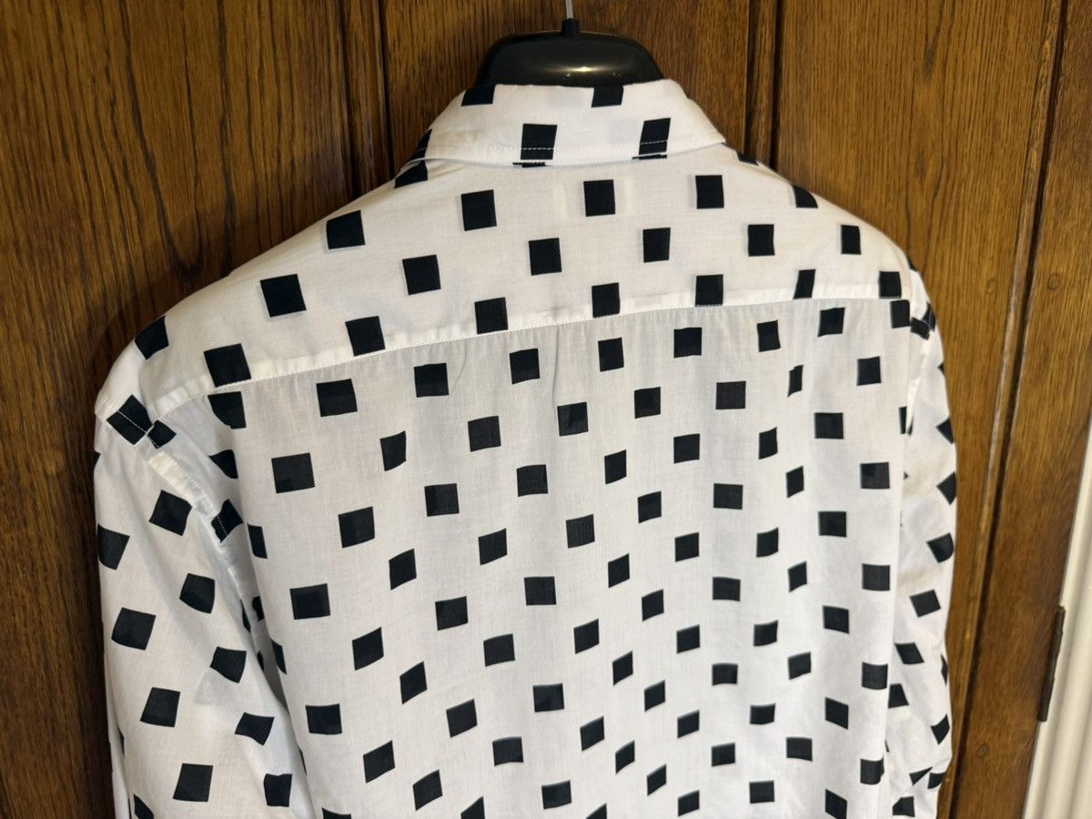Saint Laurent Paris SS13 Saint Laurent square polka dot white shirt Hedi Slimane Size US M / EU 48-50 / 2 - 17 Thumbnail