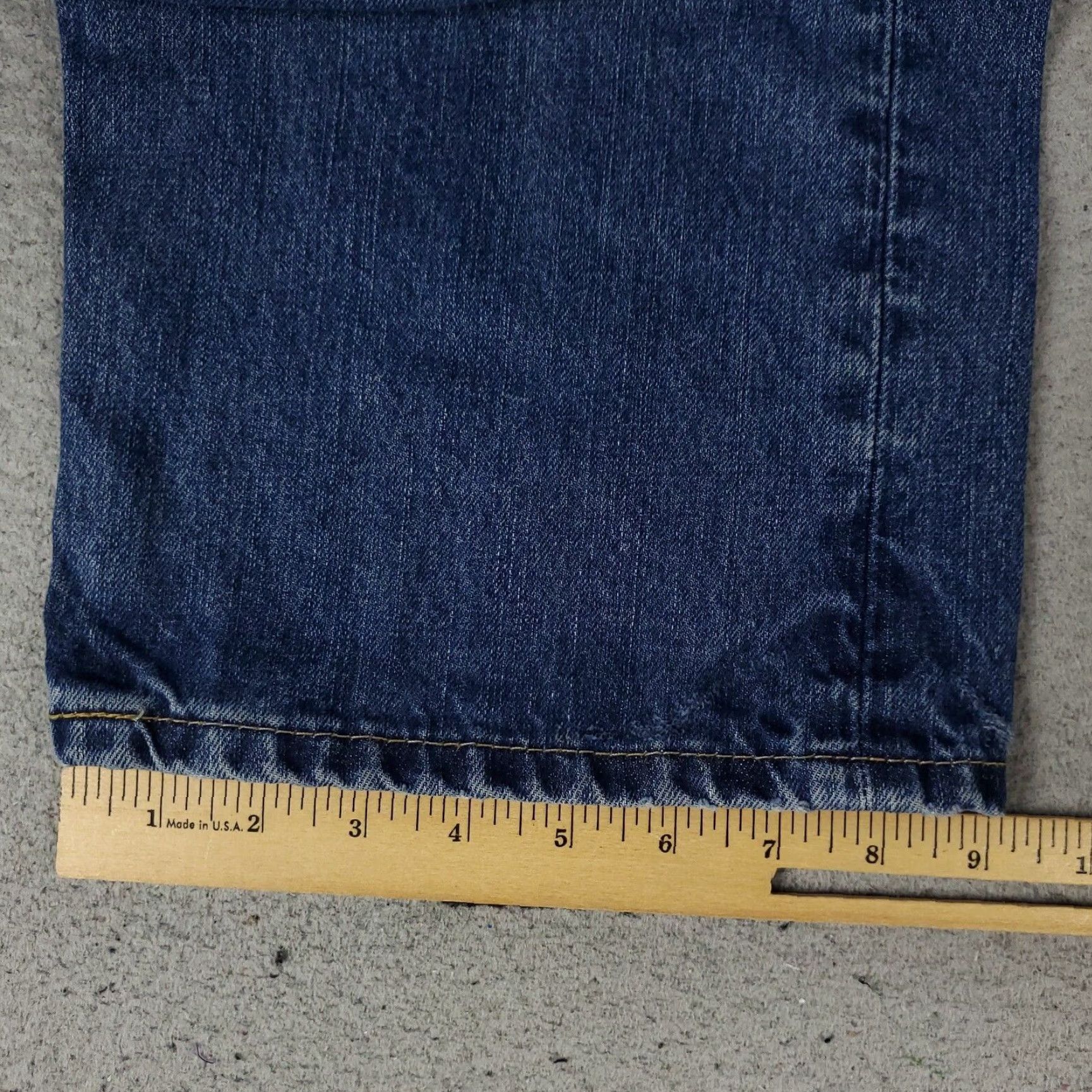 Levi's Levis 569 Jeans Mens Blue Straight Leg 36x30 Regular Fit Denim Pants Size US 36 / EU 52 - 6 Thumbnail