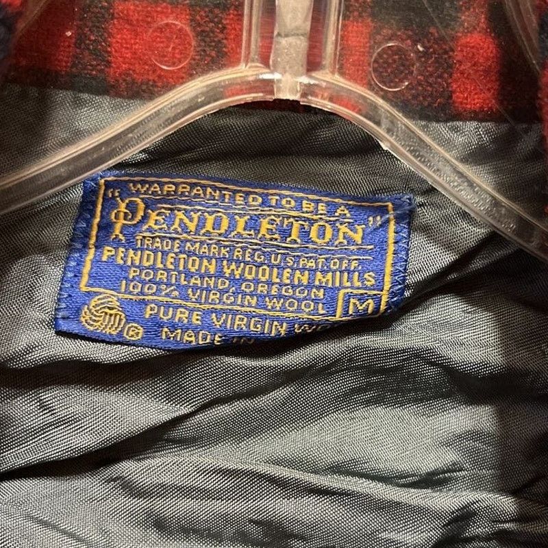 Pendleton Pendleton VTG Men’s M Red Plaid Wool Button Flannel Jacket Size US M / EU 48-50 / 2 - 3 Thumbnail