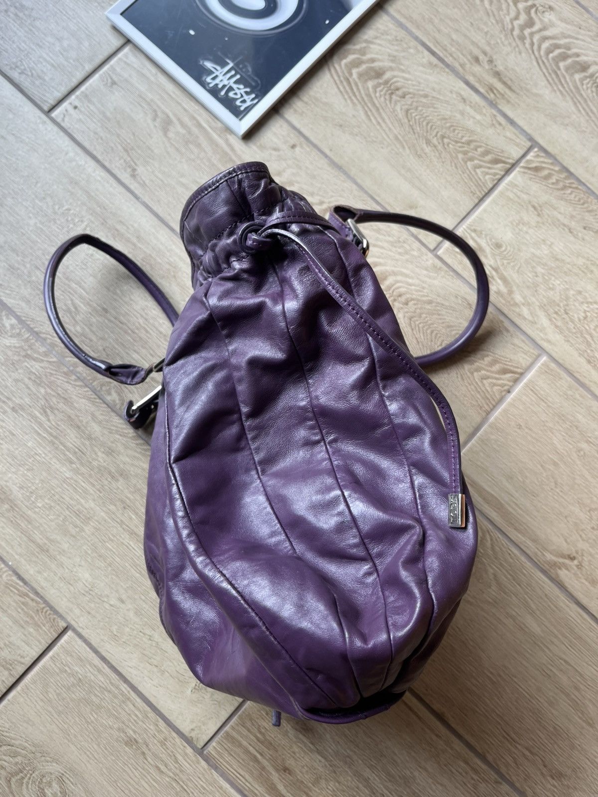 Authentic Tod’s G-Line Tote Bag Full Leather Purple