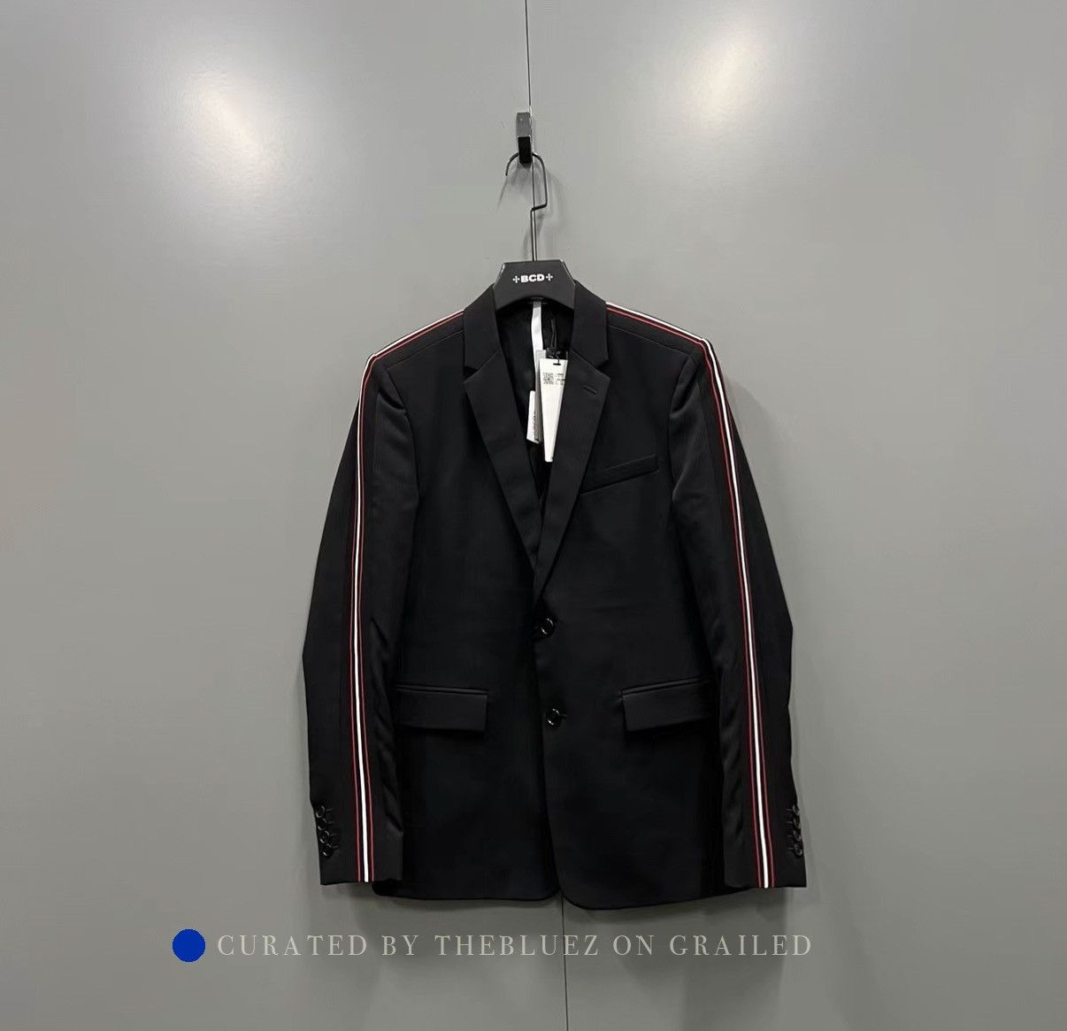 Dior Black Blazer with Side Stripes Size US S / EU 44-46 / 1 - 1 Thumbnail