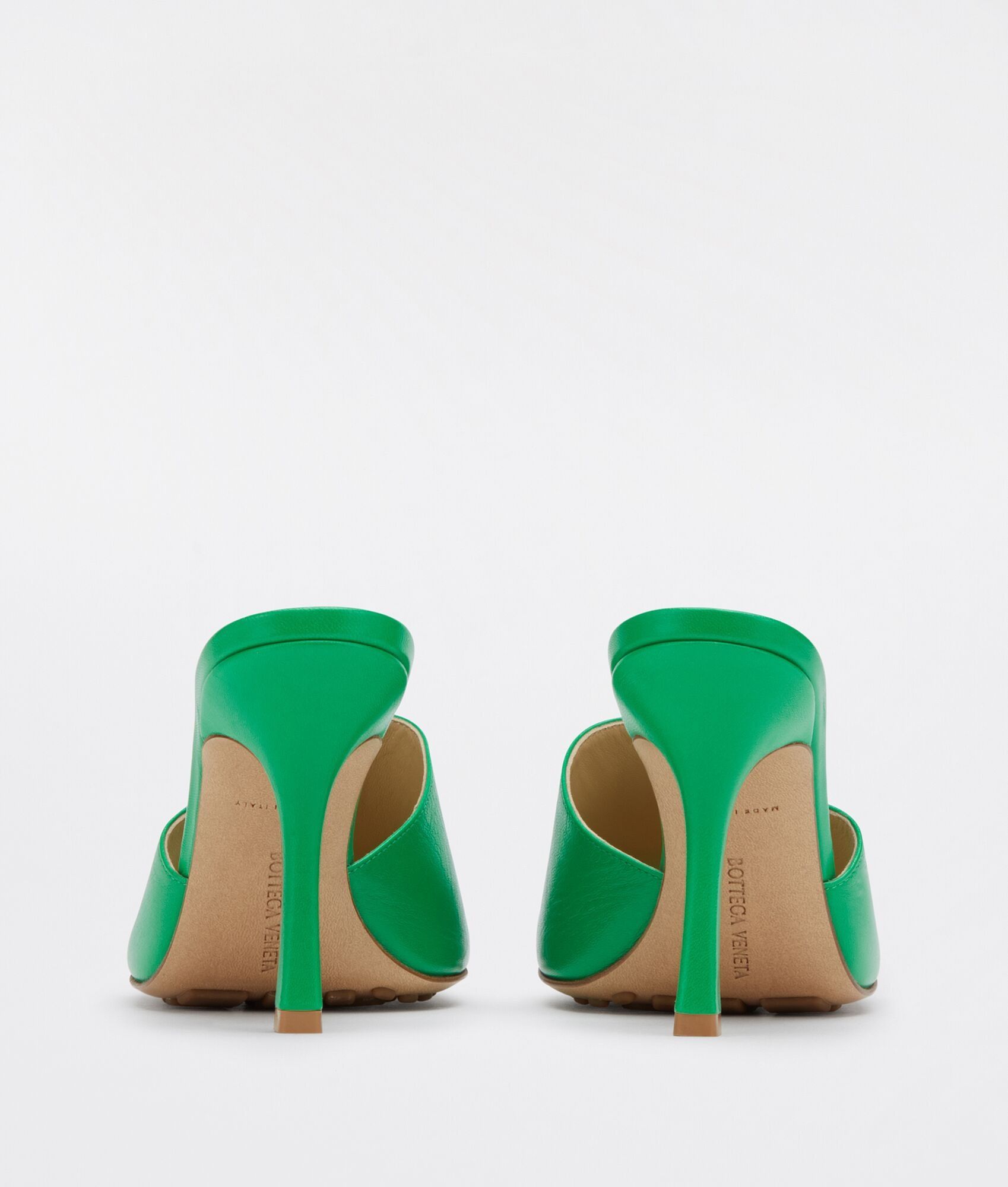 Bottega Veneta o1bcso1str0425 Stretch Mules in Grass Size US 10 / IT 40 - 3 Thumbnail