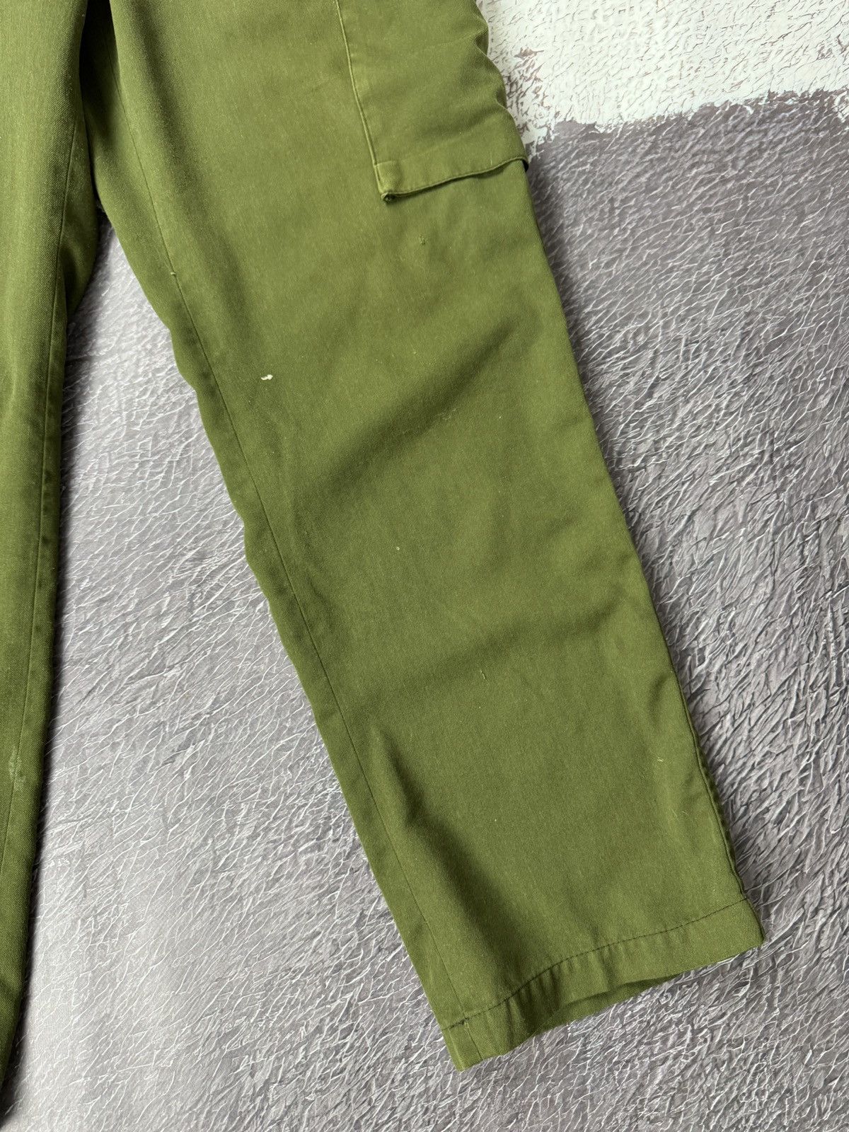Vintage Vintage 80s Militari Utility Khaki Army distressed cargo Size US 32 / EU 48 - 5 Thumbnail