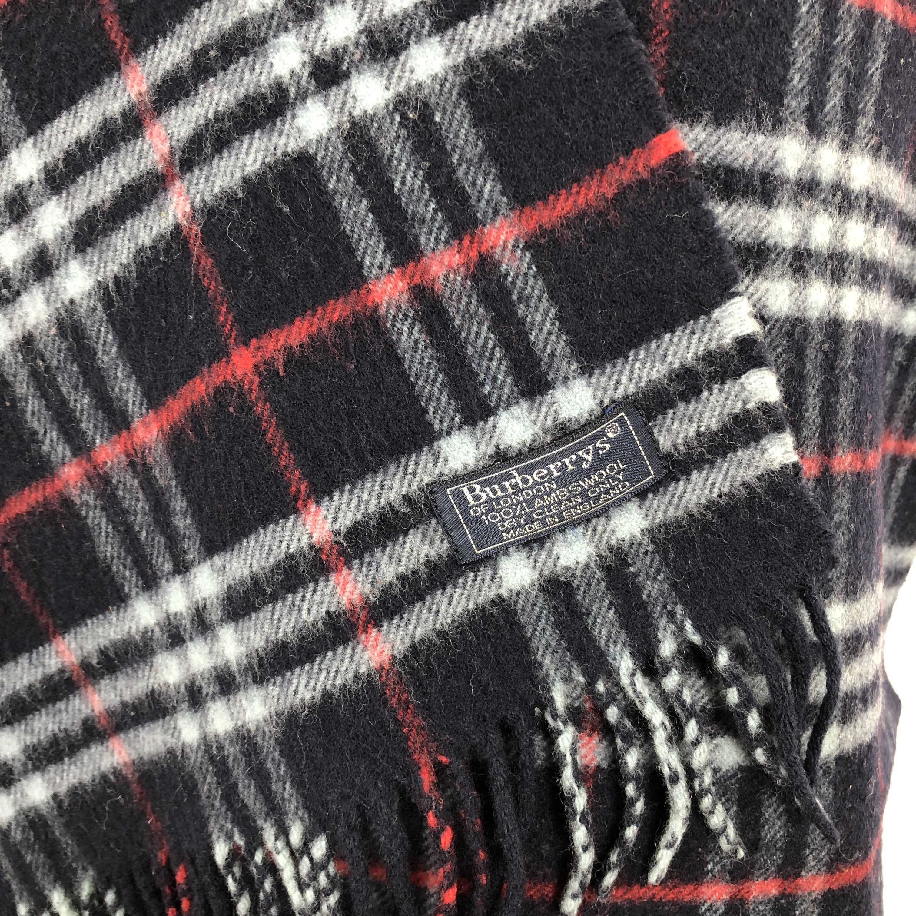 Burberry × Vintage Vintage Burberry Scarf Muffler MF051 Size ONE SIZE - 3 Thumbnail