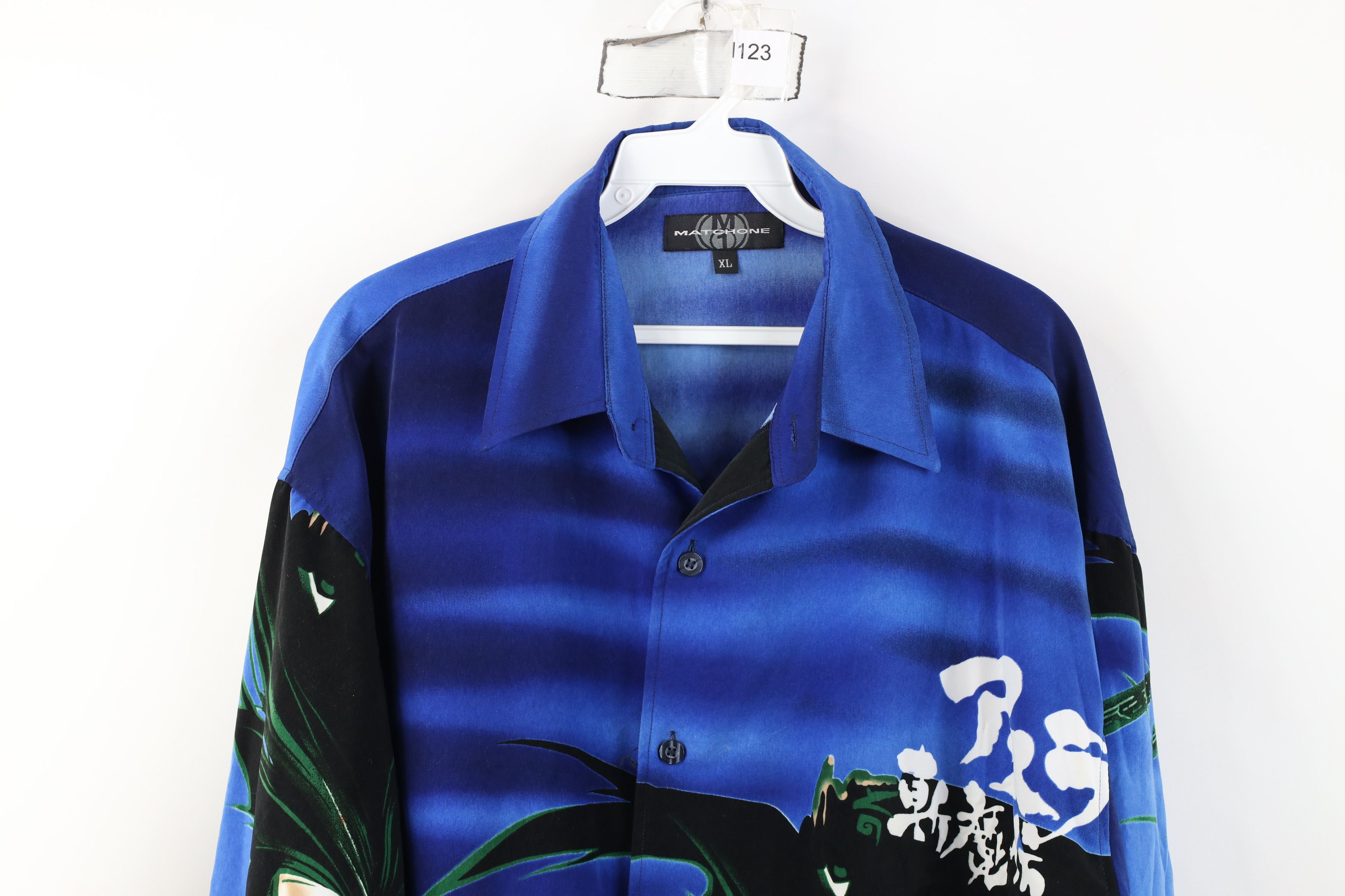 Vintage Vintage 90s Y2K Japan Samurai Warrior All Over Print Shirt Size US XL / EU 56 / 4 - 2 Thumbnail