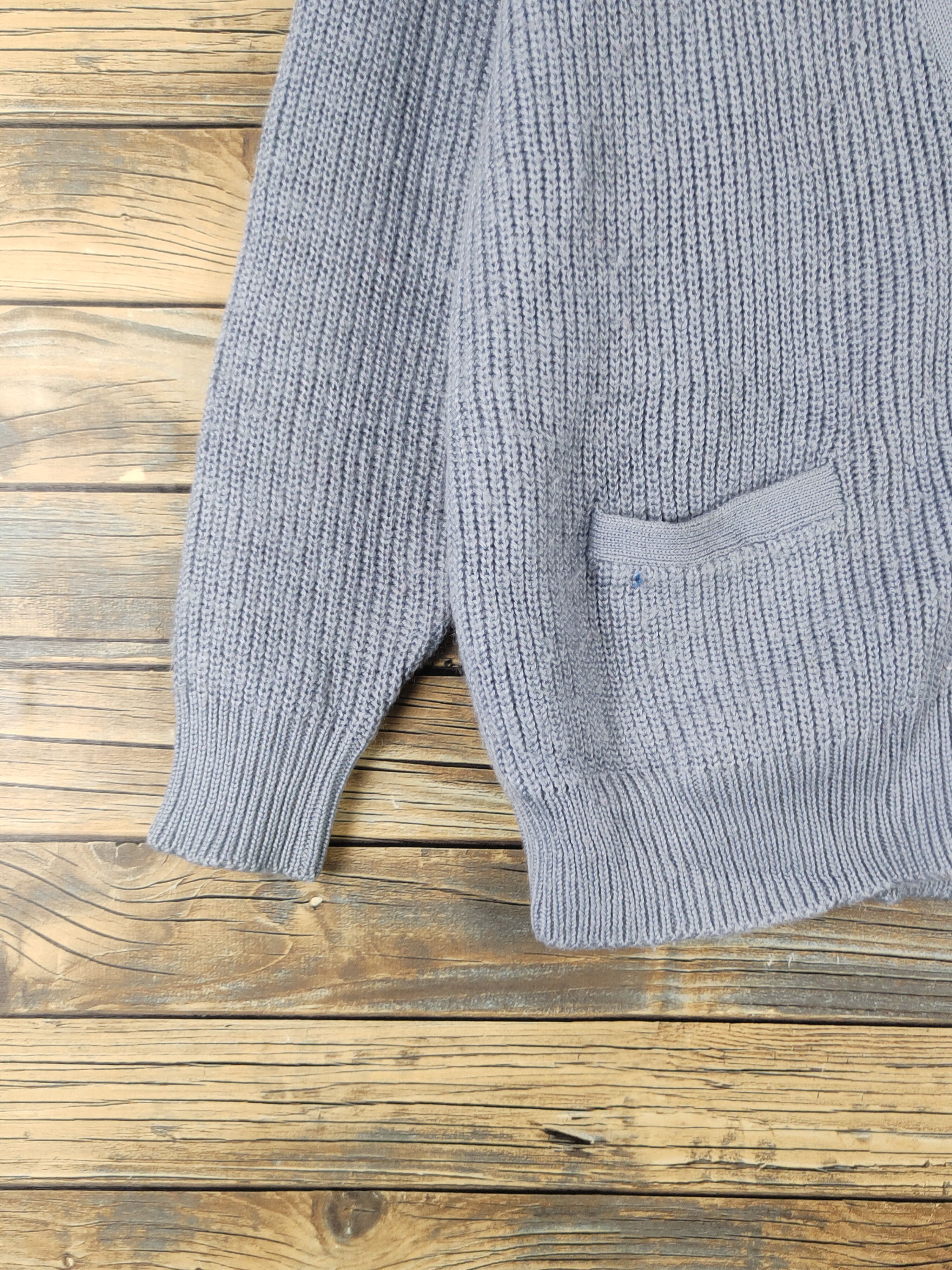 Homespun Knitwear Japanese Brand Blue Knitwear Cardigan #W1648 Size M / US 6-8 / IT 42-44 - 4 Thumbnail