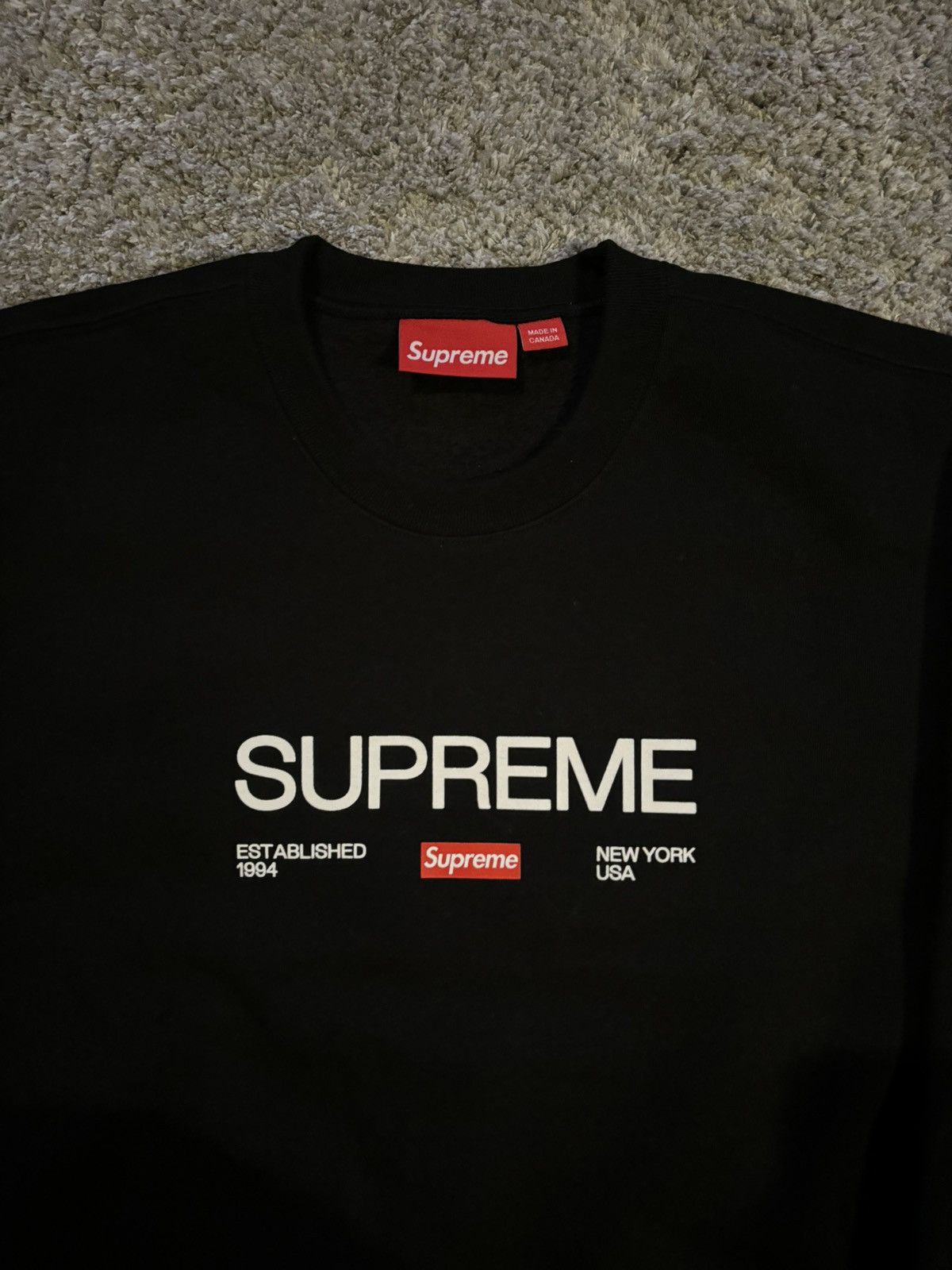 Supreme Supreme Established Crewneck Size US M / EU 48-50 / 2 - 2 Thumbnail
