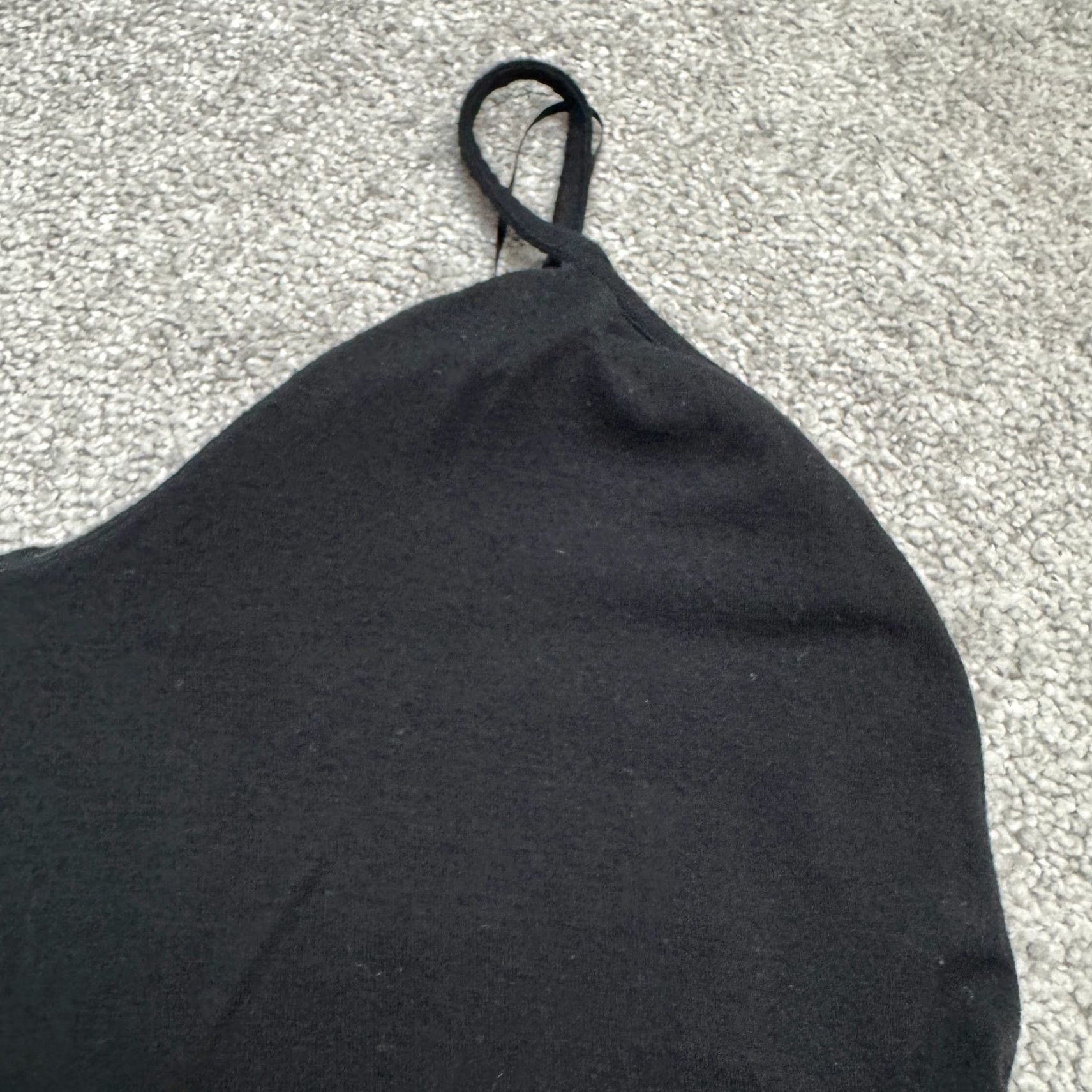Fabletics Fabletics Maxi Dress Womens Small Black Strappy Backless Stretch V-Neck Sleeveless Solid Knit Size S / US 4 / IT 40 - 5 Thumbnail