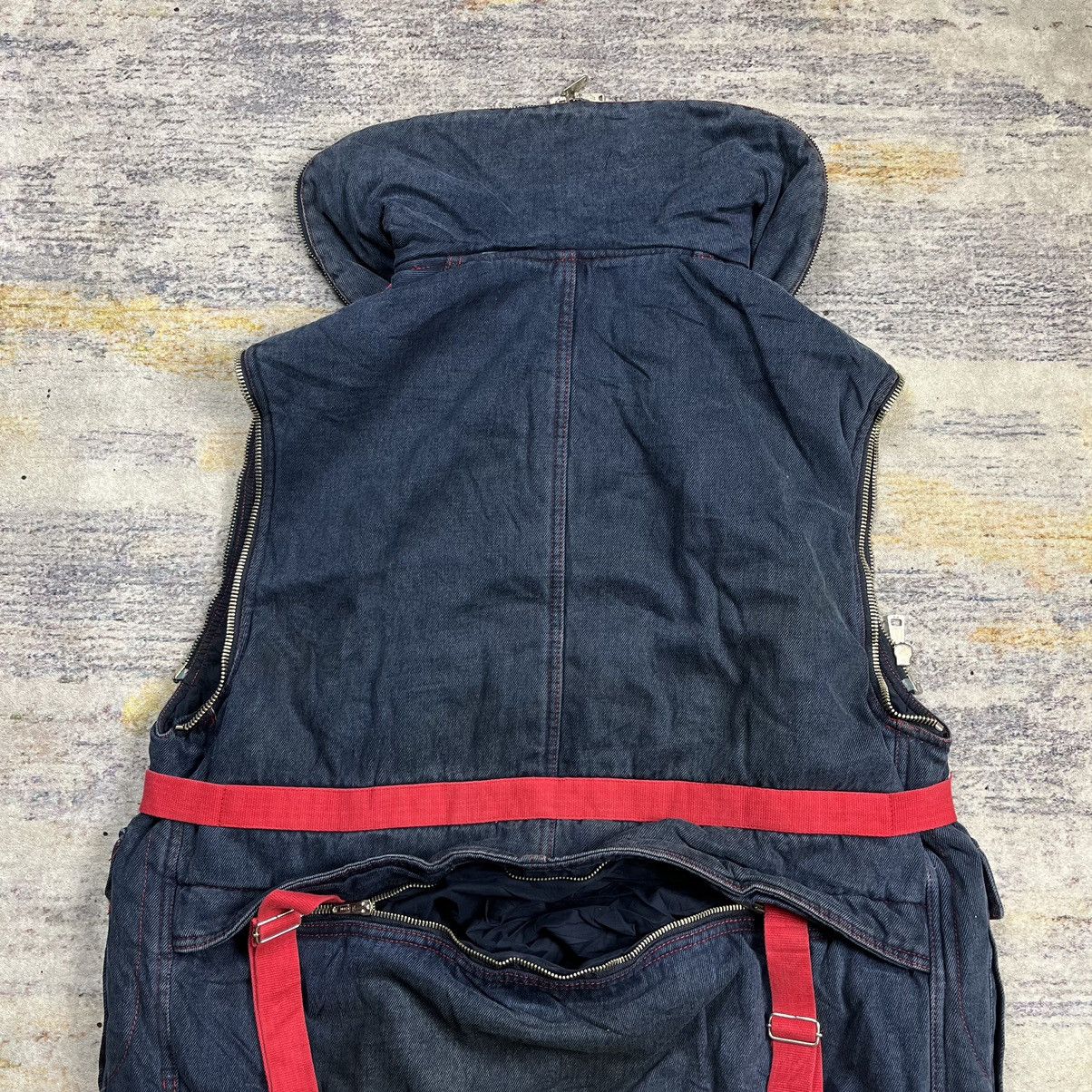 Armani × Vintage Vintage 90s Armani Jeans bondage vest Size US M / EU 48-50 / 2 - 5 Thumbnail