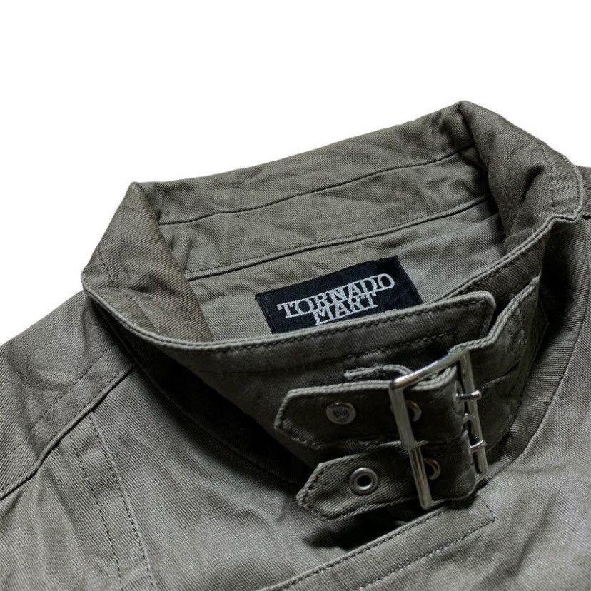 Tornado Mart 2000s TORNADO MART BIKERS ASYMMETRICAL JACKET Size US L / EU 52-54 / 3 - 2 Thumbnail