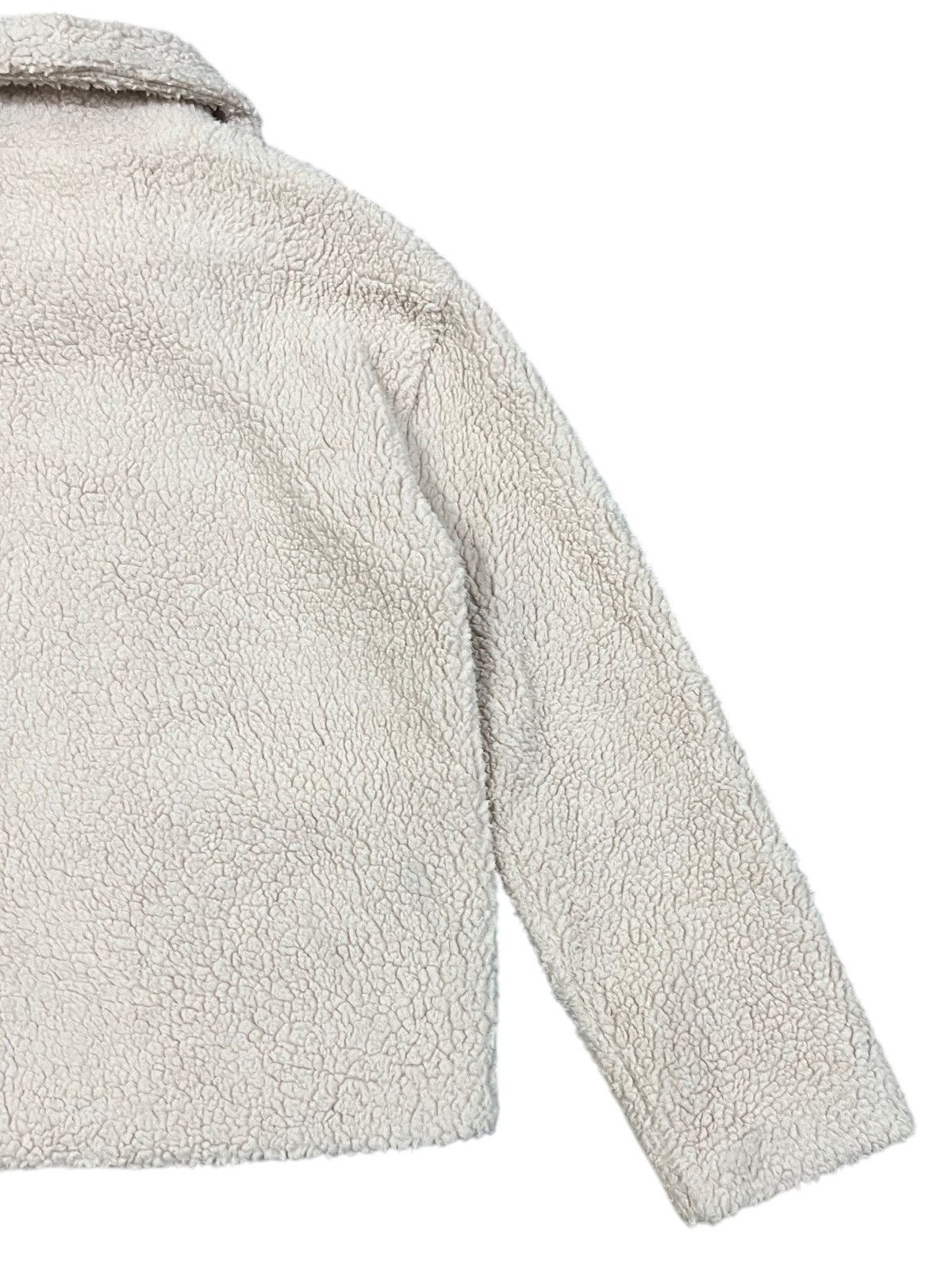 Japanese Brand Vintage HK Works London Deep Pile Sherpa Bomber Jacket Size US M / EU 48-50 / 2 - 8 Thumbnail