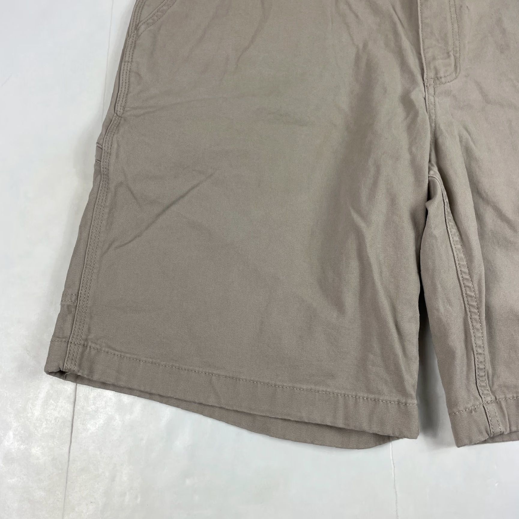 Carhartt Carhartt Shorts Mens 42 x 10 Beige Canvas Carpenter Workwear Shorts Casual Outdoor 5-Pocket Design 42 Beige Mens Size US 42 / EU 58 - 5 Thumbnail