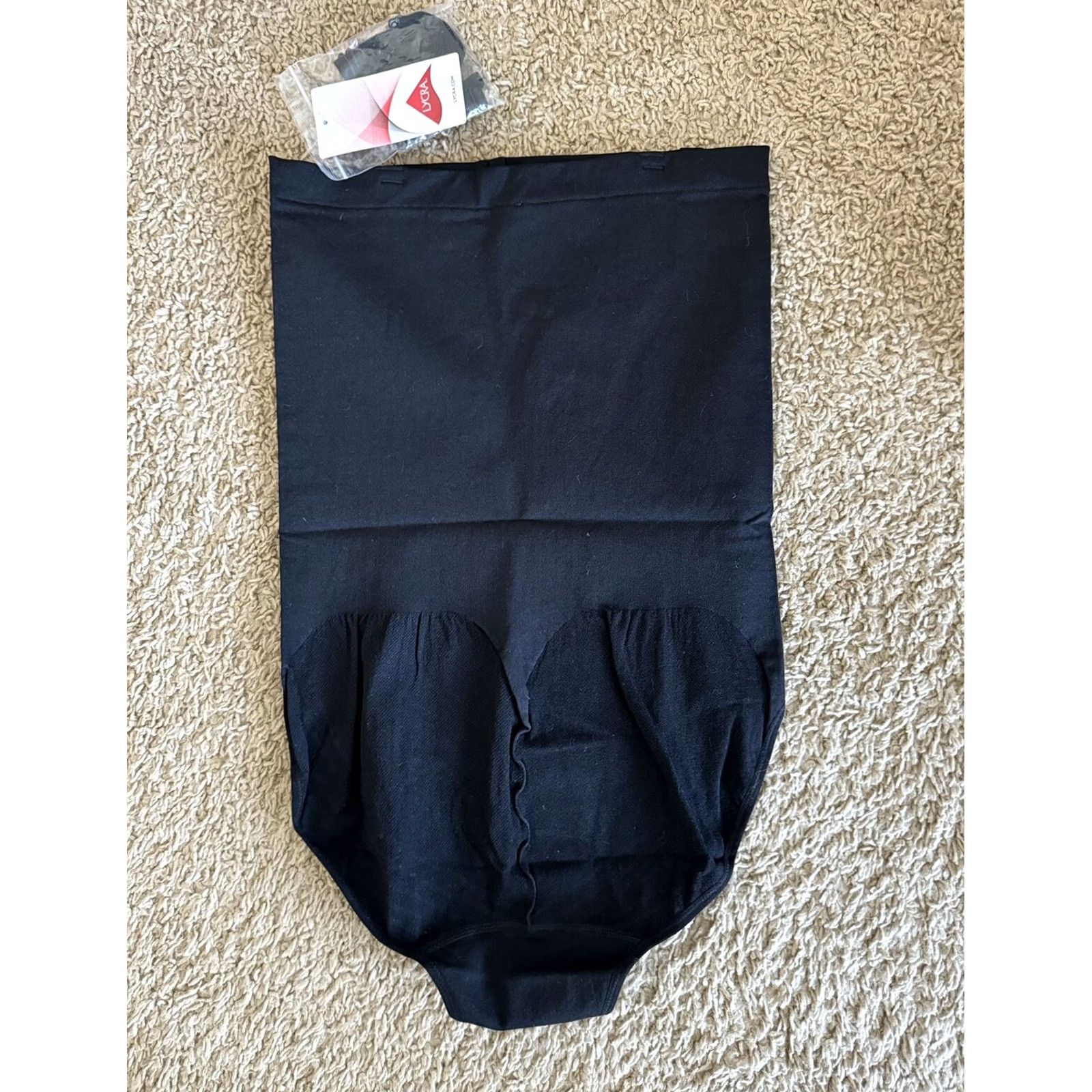 Vintage Lycra Shapewear 3XL Black NWT Seamless Plus Size Women Shaping Bottom High Waist Size ONE SIZE - 5 Thumbnail