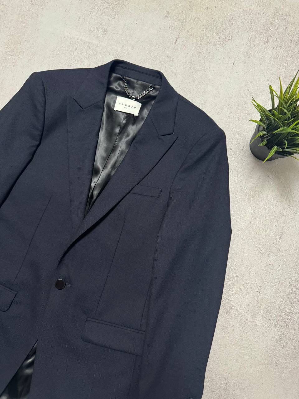 Designer × Sandro Sandro Paris Blazer Wool Mens 46 size Size 46R - 3 Thumbnail