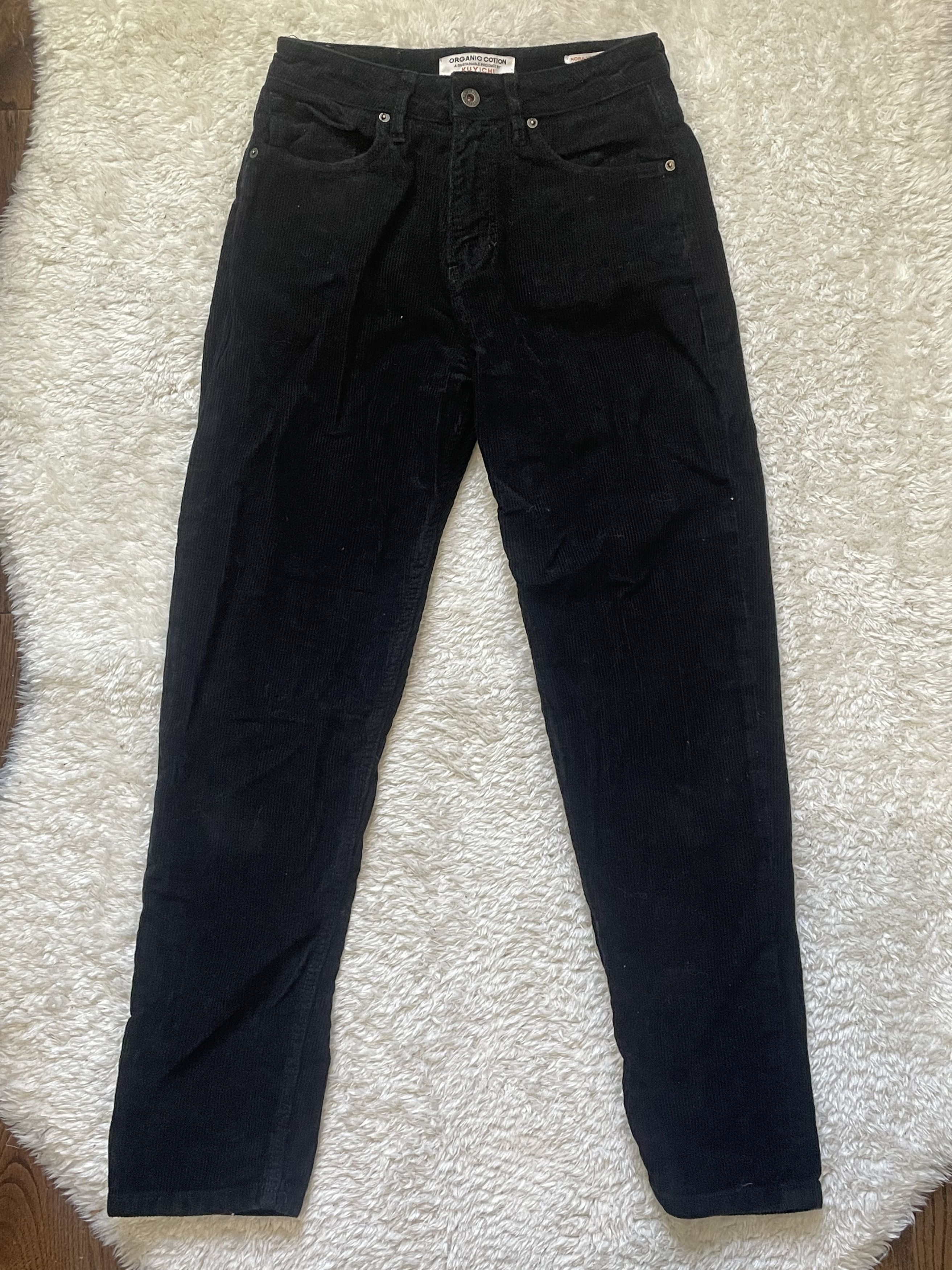 Other Kiyuchi 'Nora Loose Tapered' Organic Cotton Corduroy Pants Size 26" / US 2 / IT 38 - 1 Thumbnail