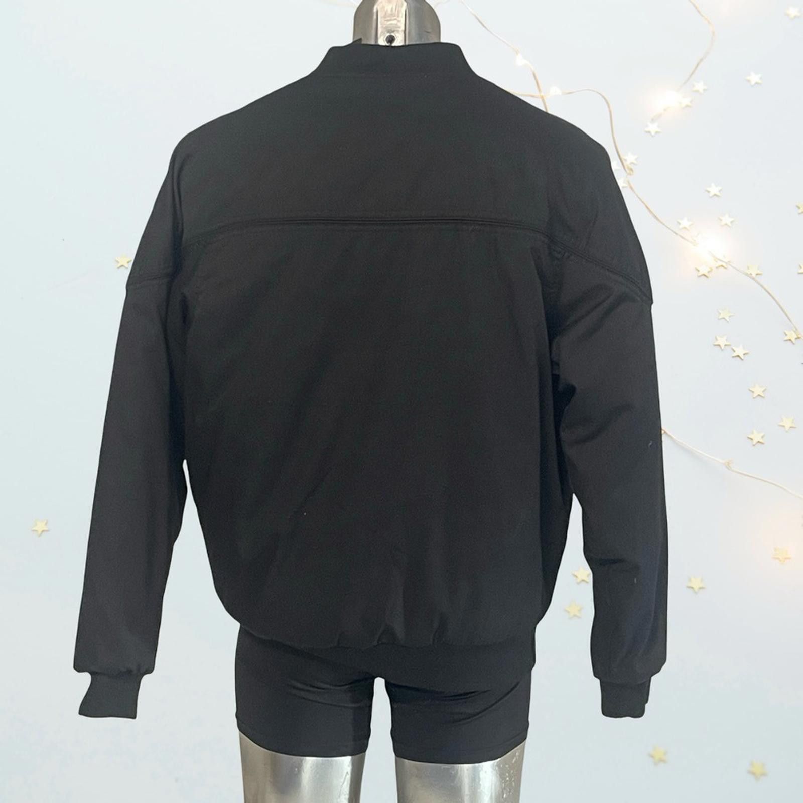 Other Vintage Barry Dolan Mens Black Quilted Bomber Jacket size 48 Size US XL / EU 56 / 4 - 2 Thumbnail