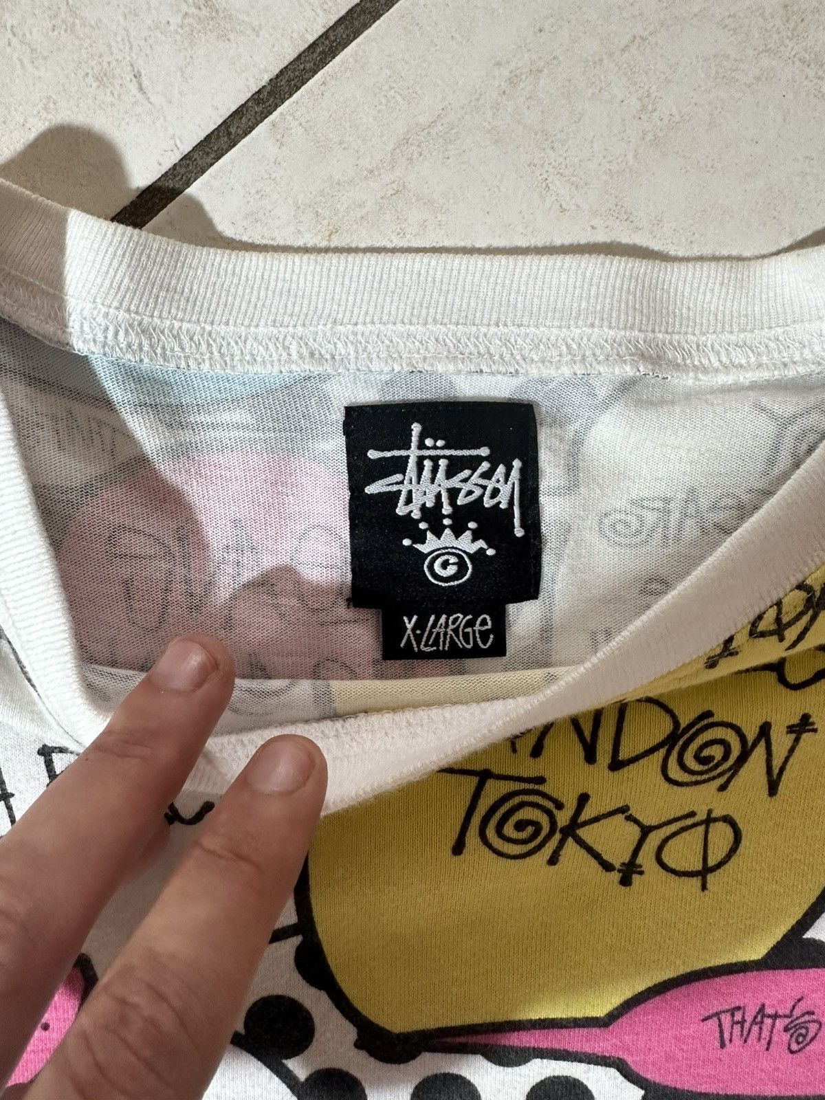 Stussy Stussy 00’ Tee Speech Bubble Print Size US XL / EU 56 / 4 - 4 Thumbnail