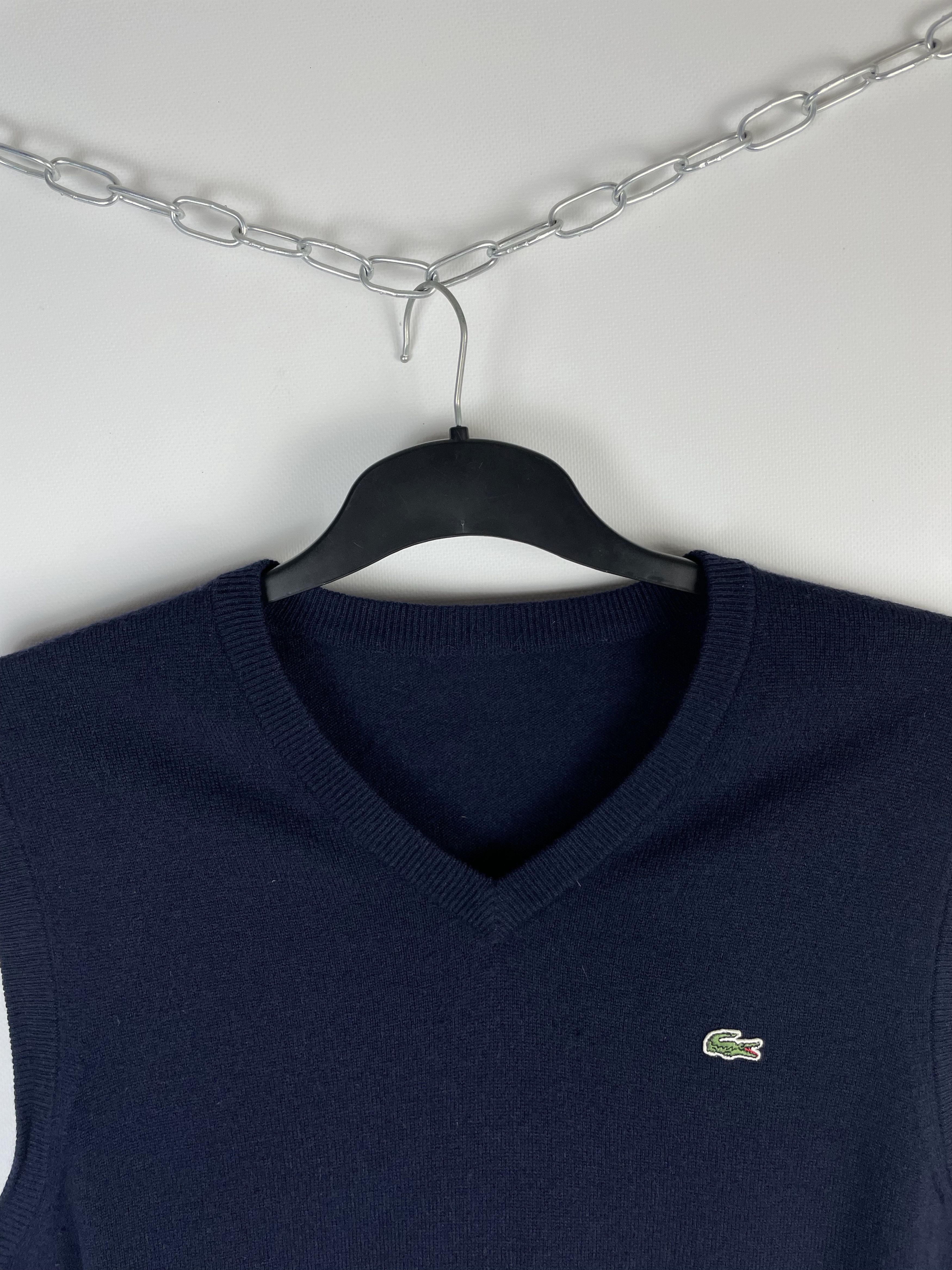 Lacoste Vintage Lacoste vest knit 90s Size US M / EU 48-50 / 2 - 3 Thumbnail