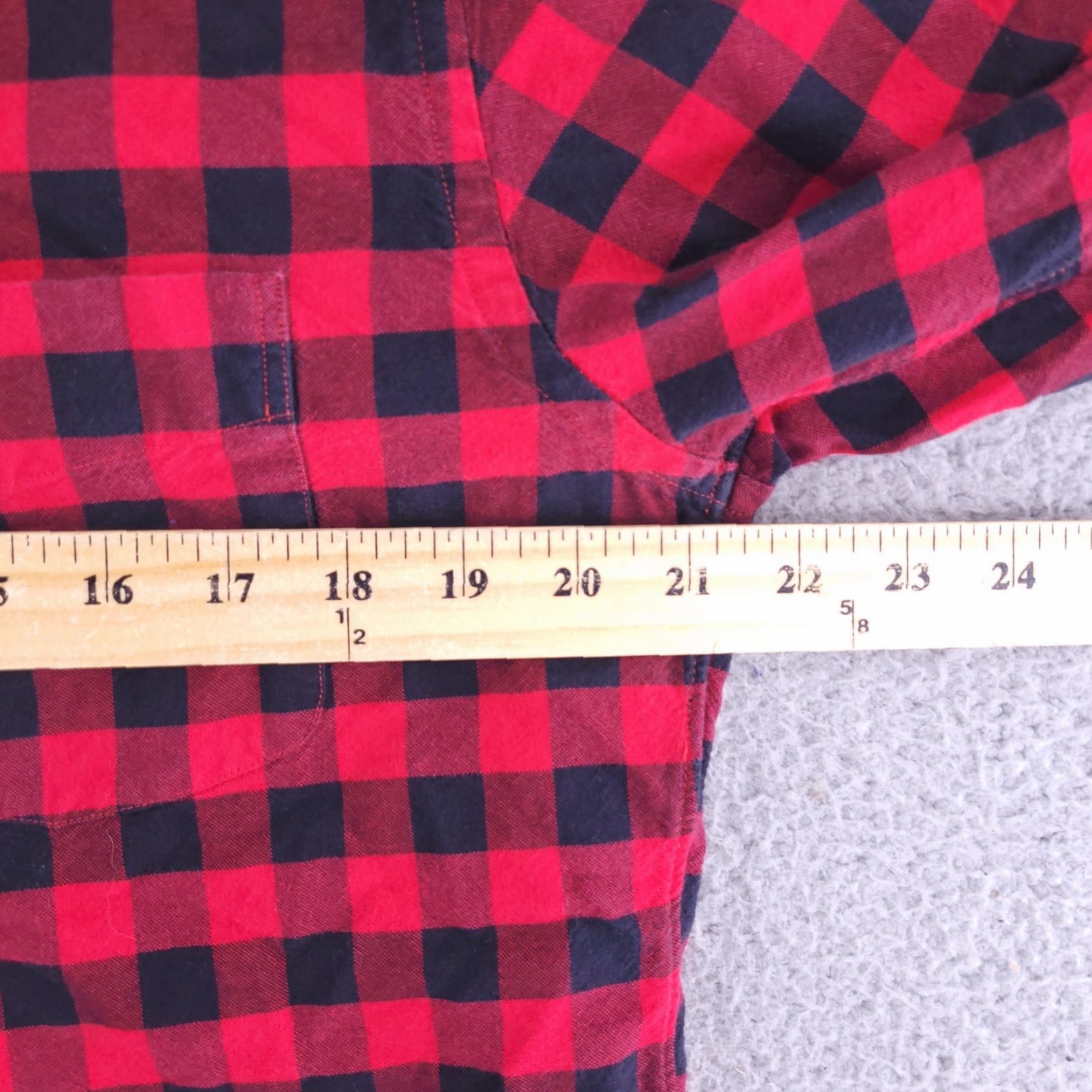 J.Crew J.CREW Shirt Mens Medium Red Check Oxford Flannel Long Sleeve Button-Up Size US M / EU 48-50 / 2 - 5 Thumbnail