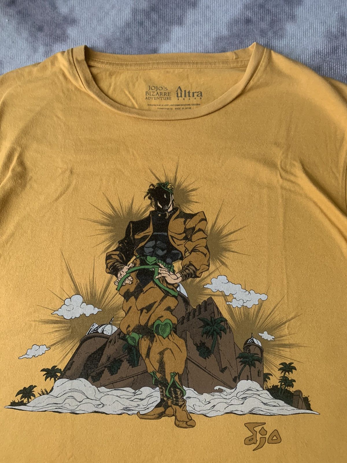 Anime JOJO'S BIZARRE ADVENTURE DIO BRANDO AULTRA BRAND JAPAN TEE Size US L / EU 52-54 / 3 - 2 Thumbnail