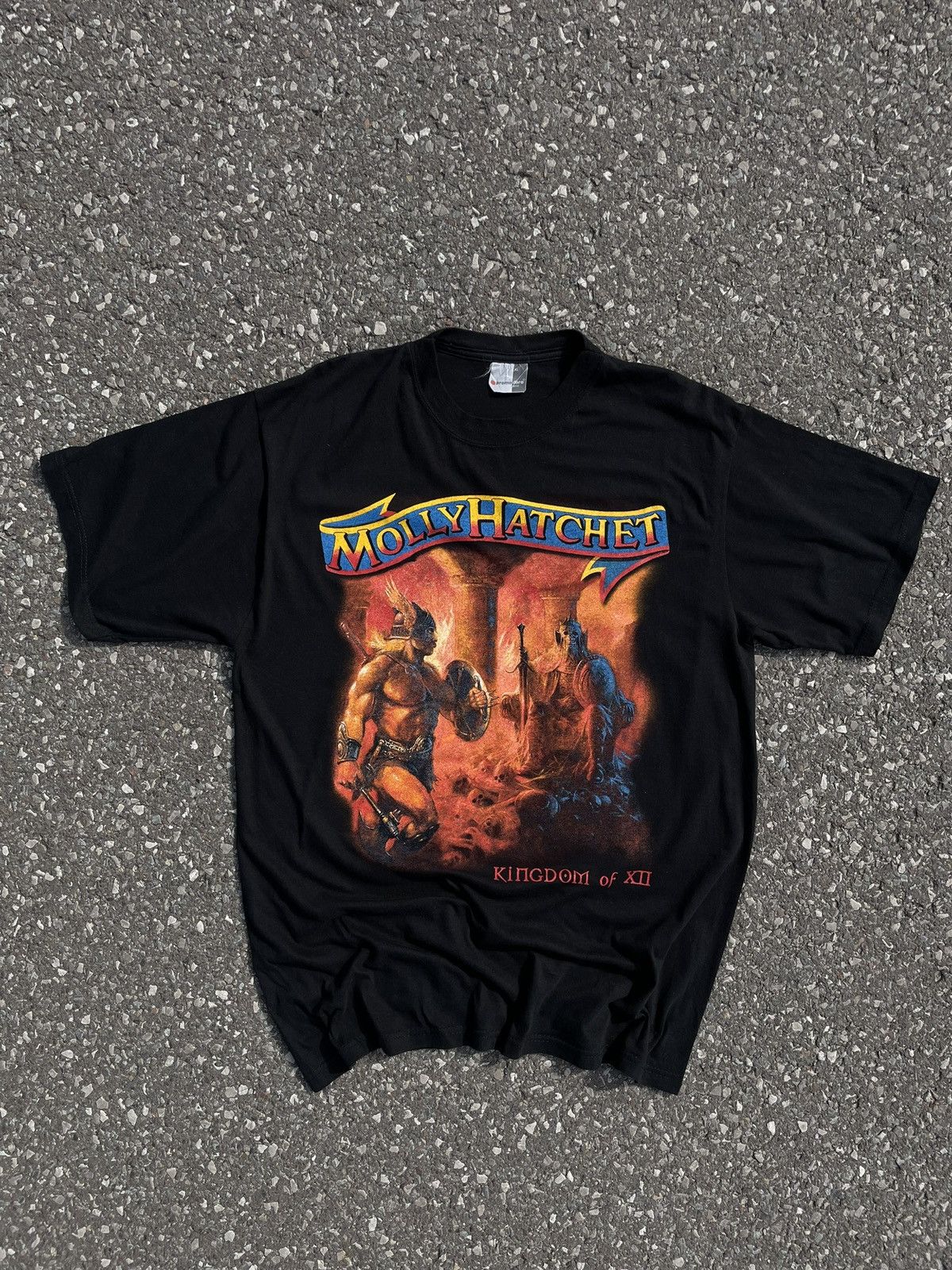 Band Tees × Vintage 2000 Vintage Molly Hatchet Metal Rock Band Tour Tee Size US XL / EU 56 / 4 - 1 Thumbnail