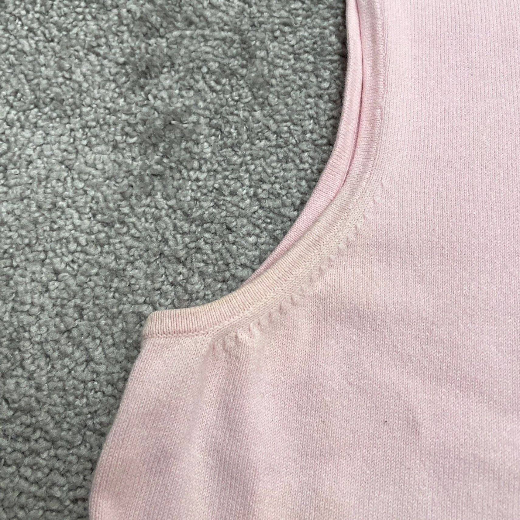 Talbots Talbots Tank Top Womens L Pink Round Neck Sleeveless Casual Knitted Basic Shirt Size L / US 10 / IT 46 - 4 Thumbnail