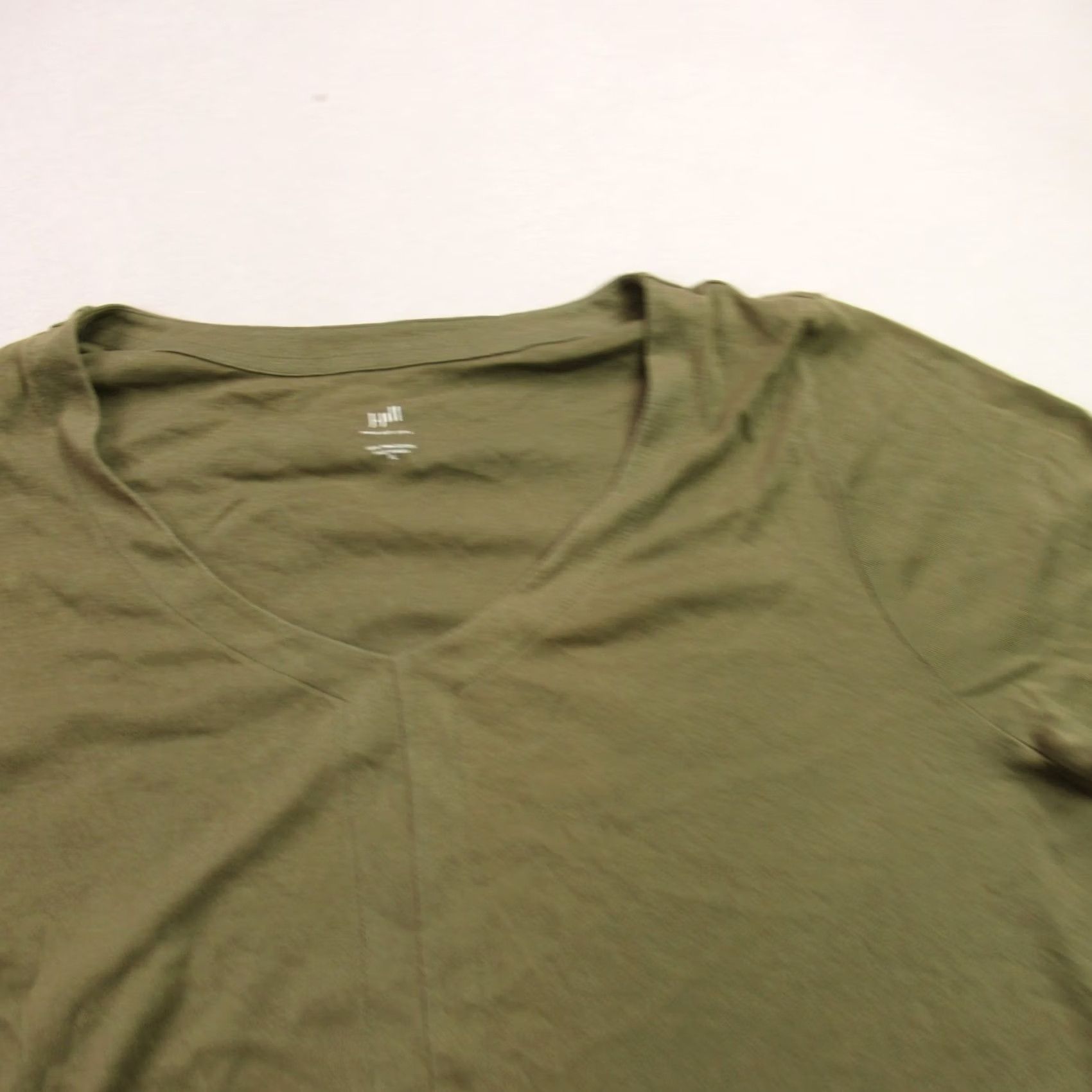 J. Jill J. Jill Shirt Womens XL Short Sleeve Pullover Lightweight Casual V-Neck Green Size XL / US 12-14 / IT 48-50 - 2 Thumbnail