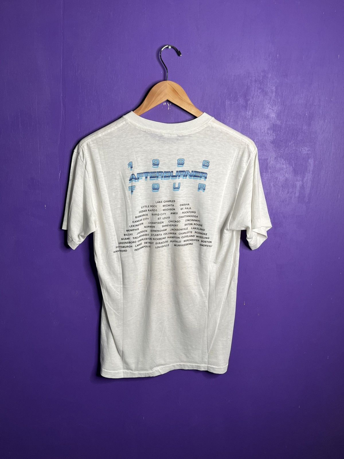 Band Tees × Vintage Vintage 1986 ZZ Top afterburner pharaoh tour t-shirt Size US M / EU 48-50 / 2 - 2 Thumbnail