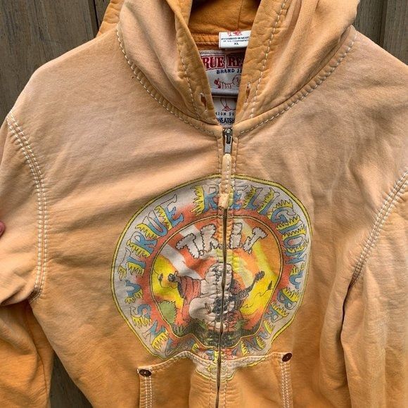 True Religion × Vintage Vintage True Religion Big Logo Sweatshirt XL 'Buddha Sunburs Size US XL / EU 56 / 4 - 7 Thumbnail