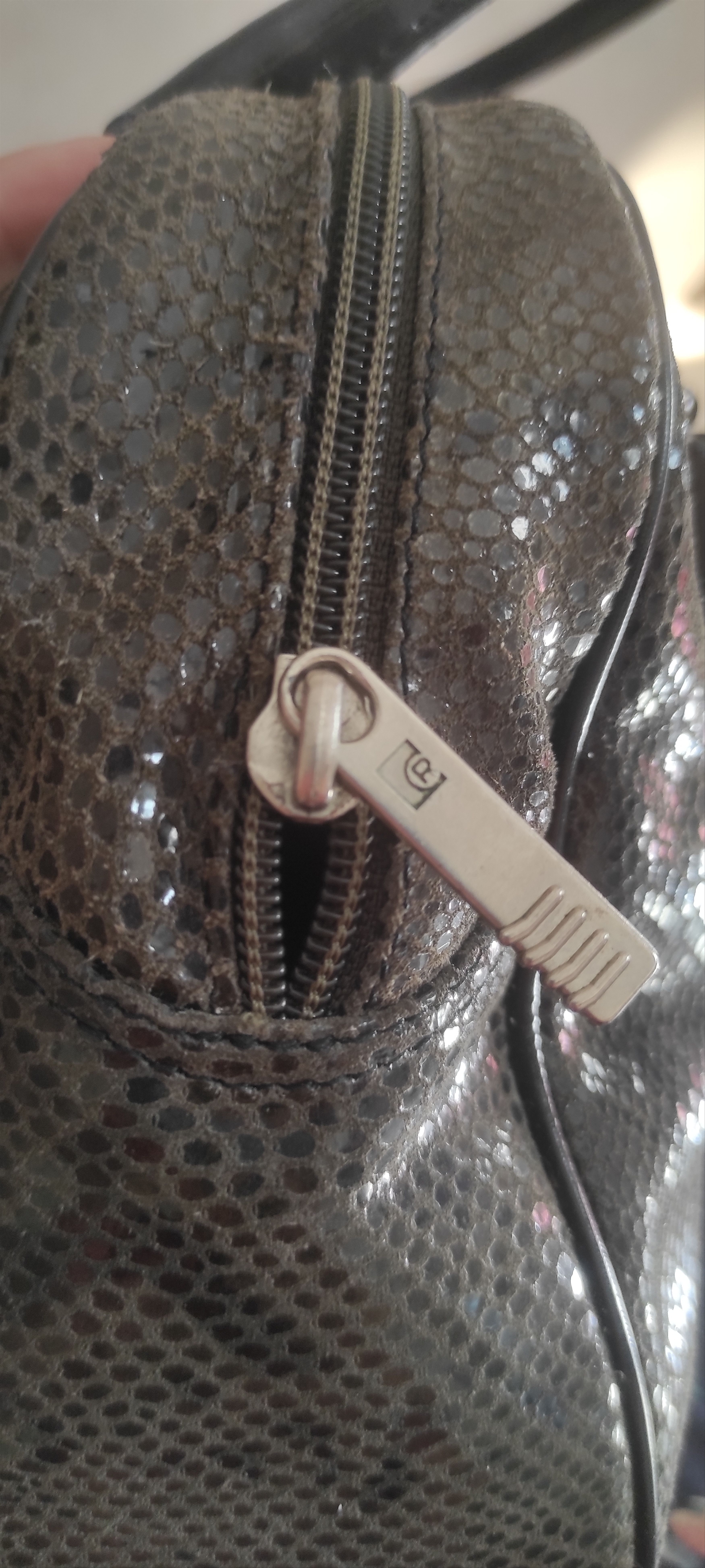 Other Phynes Paris Bag Snake Print Embossed Python Faux Leather Size ONE SIZE - 4 Thumbnail