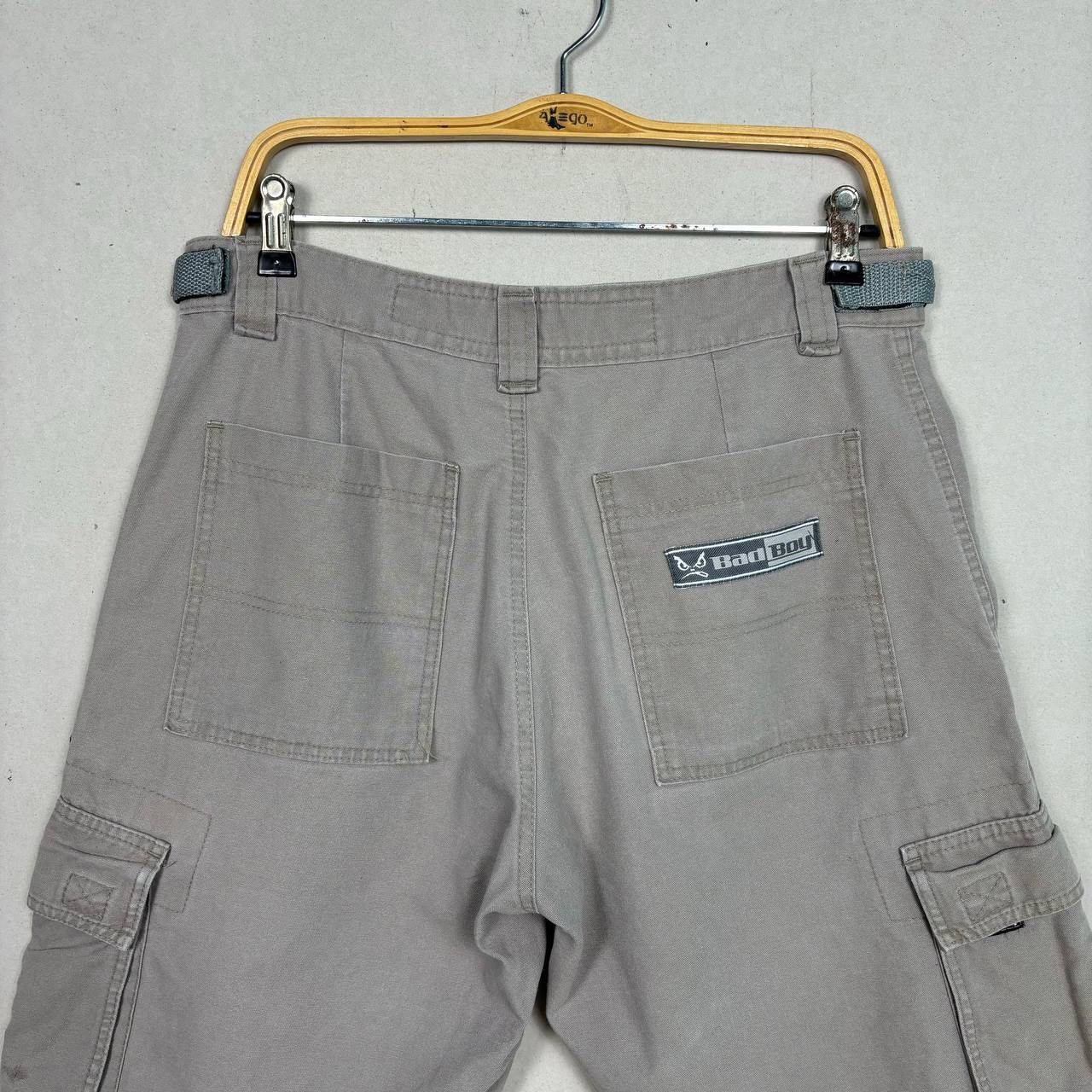 Girl Skateboards × Vintage Vintage 90s Bad Boy Short Pants Dark Grey Size US 33 - 4 Thumbnail