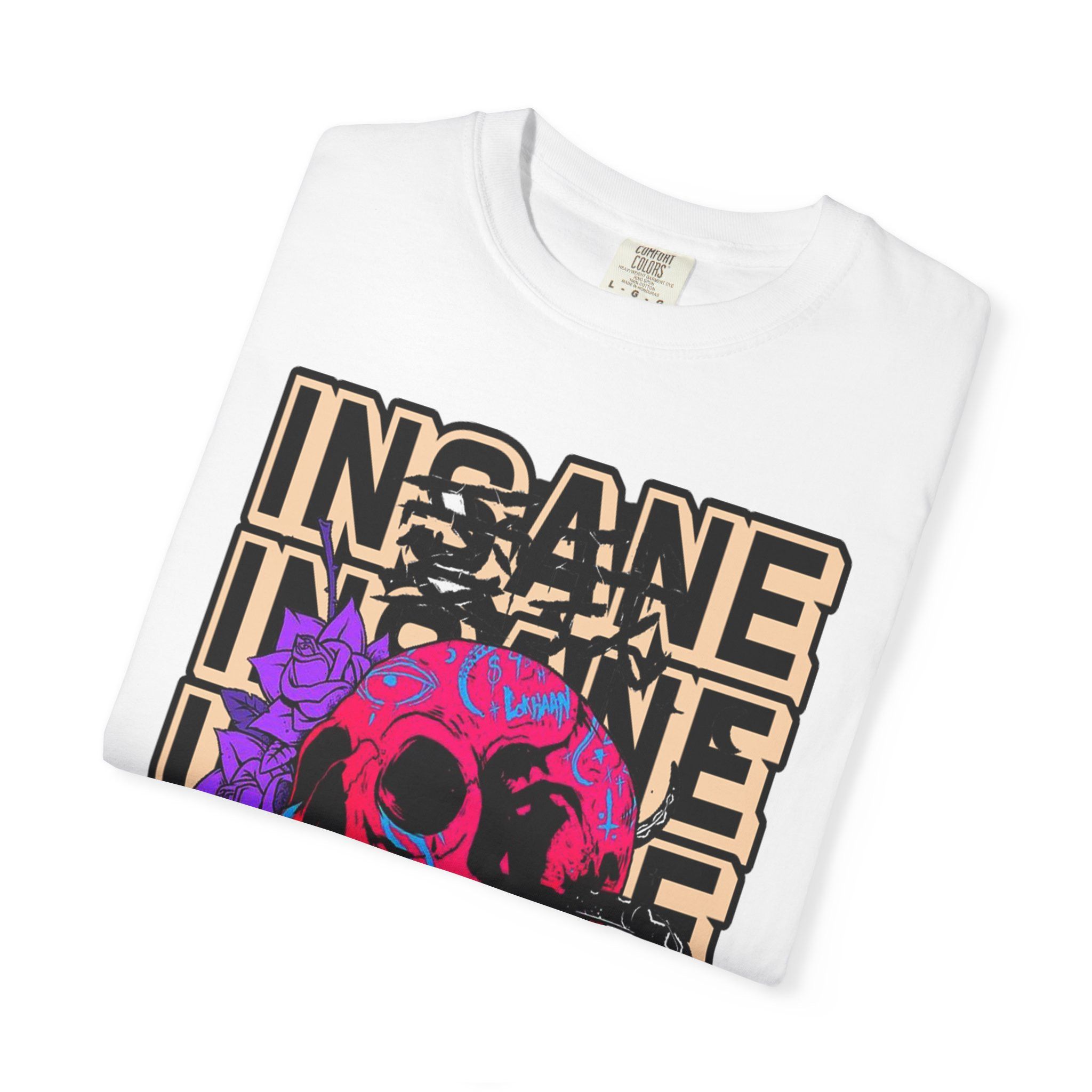 Designer × Vintage Insane Graphic Tshirt Size US L / EU 52-54 / 3 - 3 Thumbnail