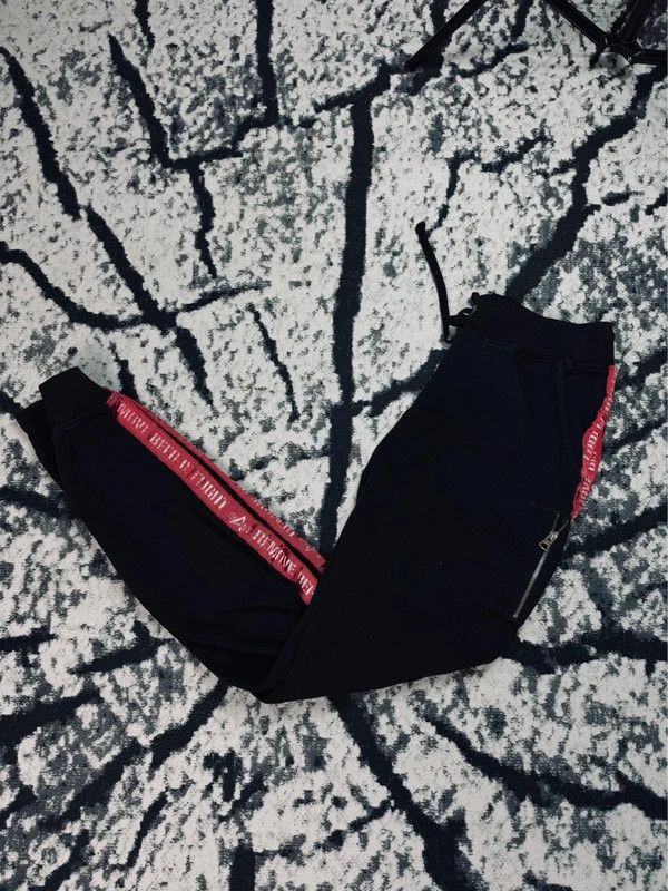 Alpha Industries Alpha Industries Tracksuit Pants Black Red M Size US 32 / EU 48 - 1 Thumbnail