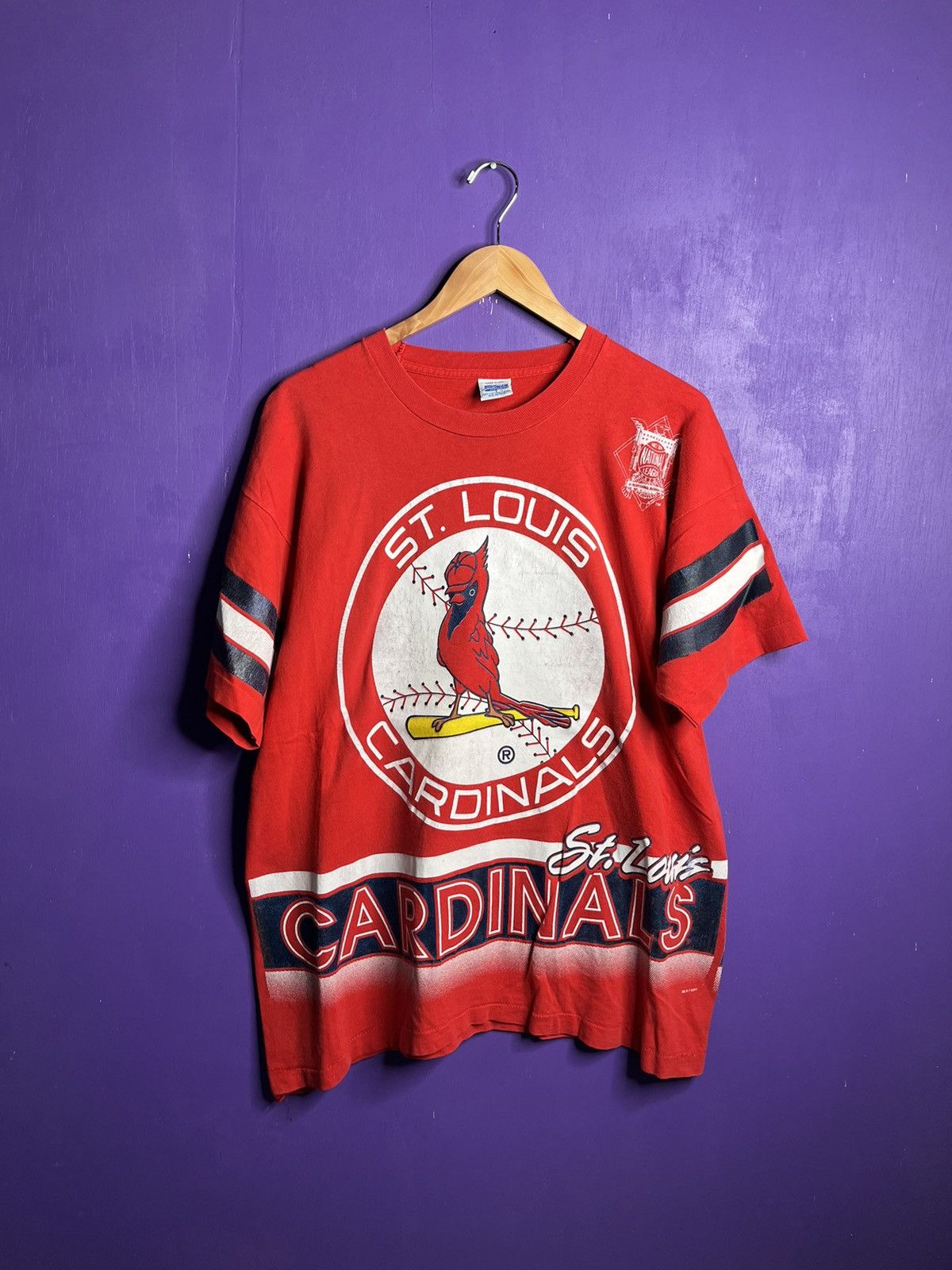MLB × Salem Sportswear × Vintage Vintage 1994 Salem St. Louis cardinals AOP t-shirt Size US XL / EU 56 / 4 - 1 Thumbnail