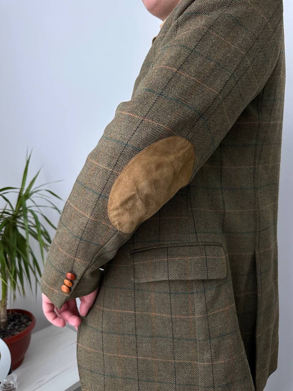 Burberry × Vintage Vintage Blazer Burberry Mens Eckerle Herrenmoden Jacket Size 38R - 15 Thumbnail