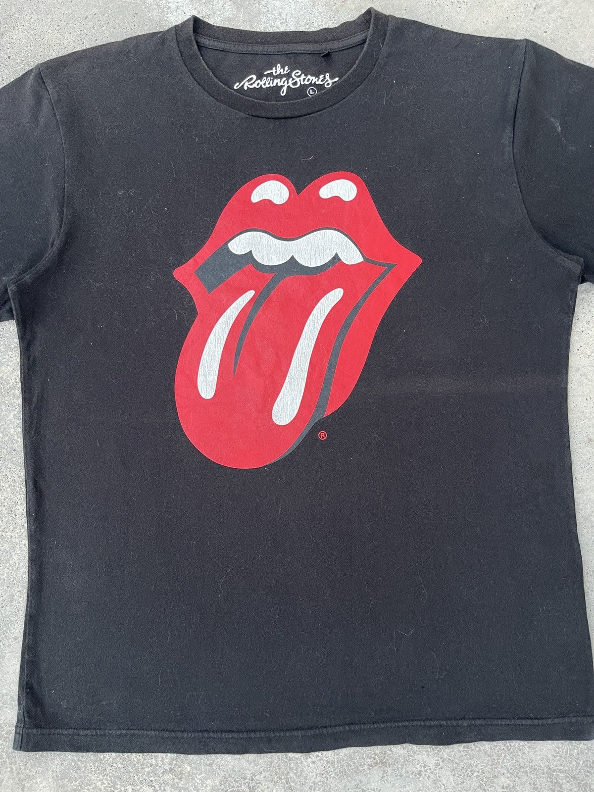 The Rolling Stones × Vintage Vintage Y2K Band Rolling Stones Big Logo Rock T-Shirt Size US L / EU 52-54 / 3 - 2 Thumbnail