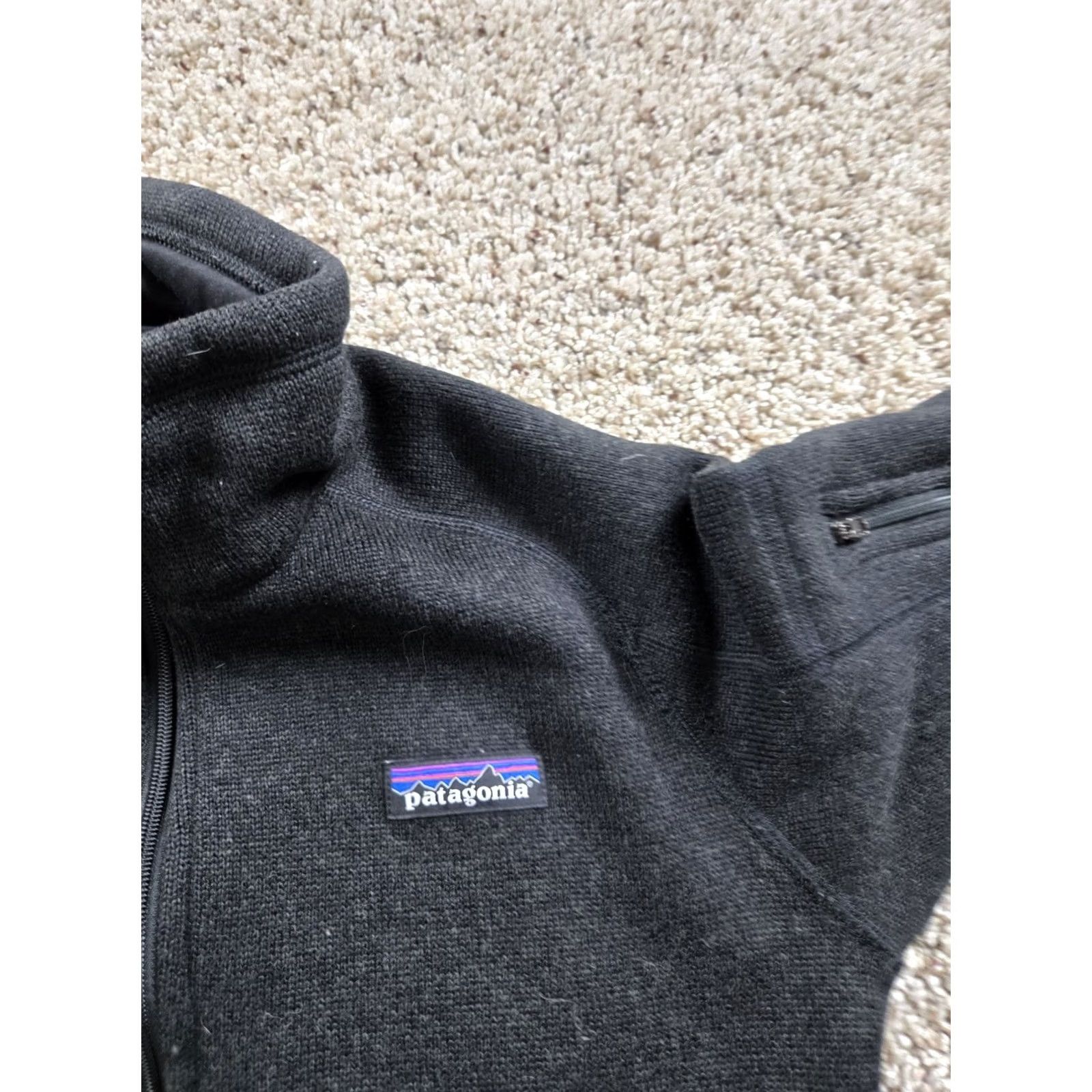Patagonia Patagonia Better Sweater Jacket Womens Small Black 1/4 Zip Pullover Fleece Jacket Zip Pockets Outdoor Casual Travel Wool? Size S / US 4 / IT 40 - 4 Thumbnail