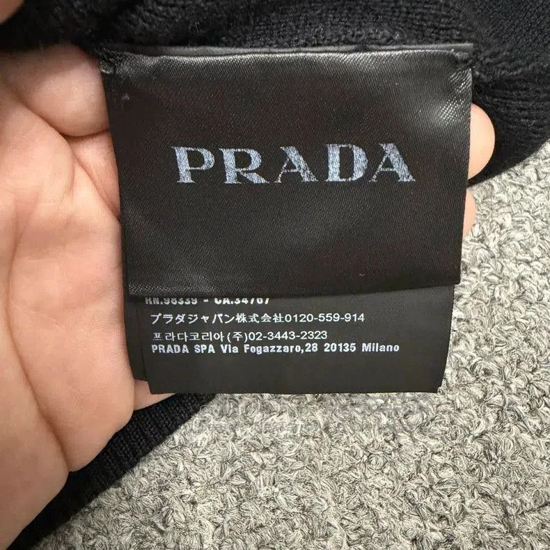 Prada Prada Black Nylon Knit Jacket. Size US L / EU 52-54 / 3 - 4 Thumbnail