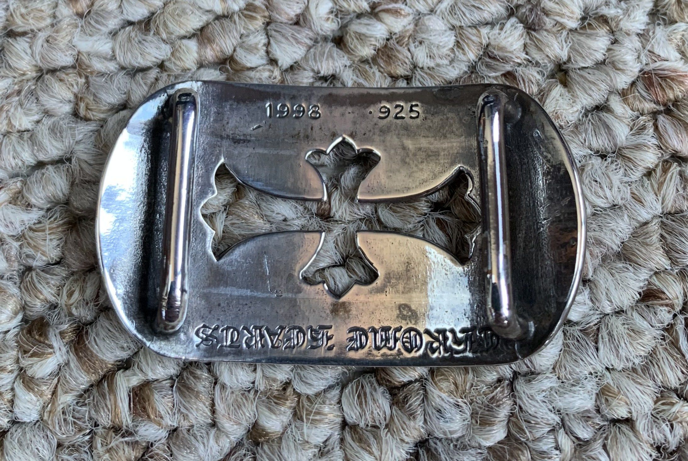 Chrome Hearts Chrome Hearts Silver Cross Gunslinger Leather Bracelet Size ONE SIZE - 18 Thumbnail