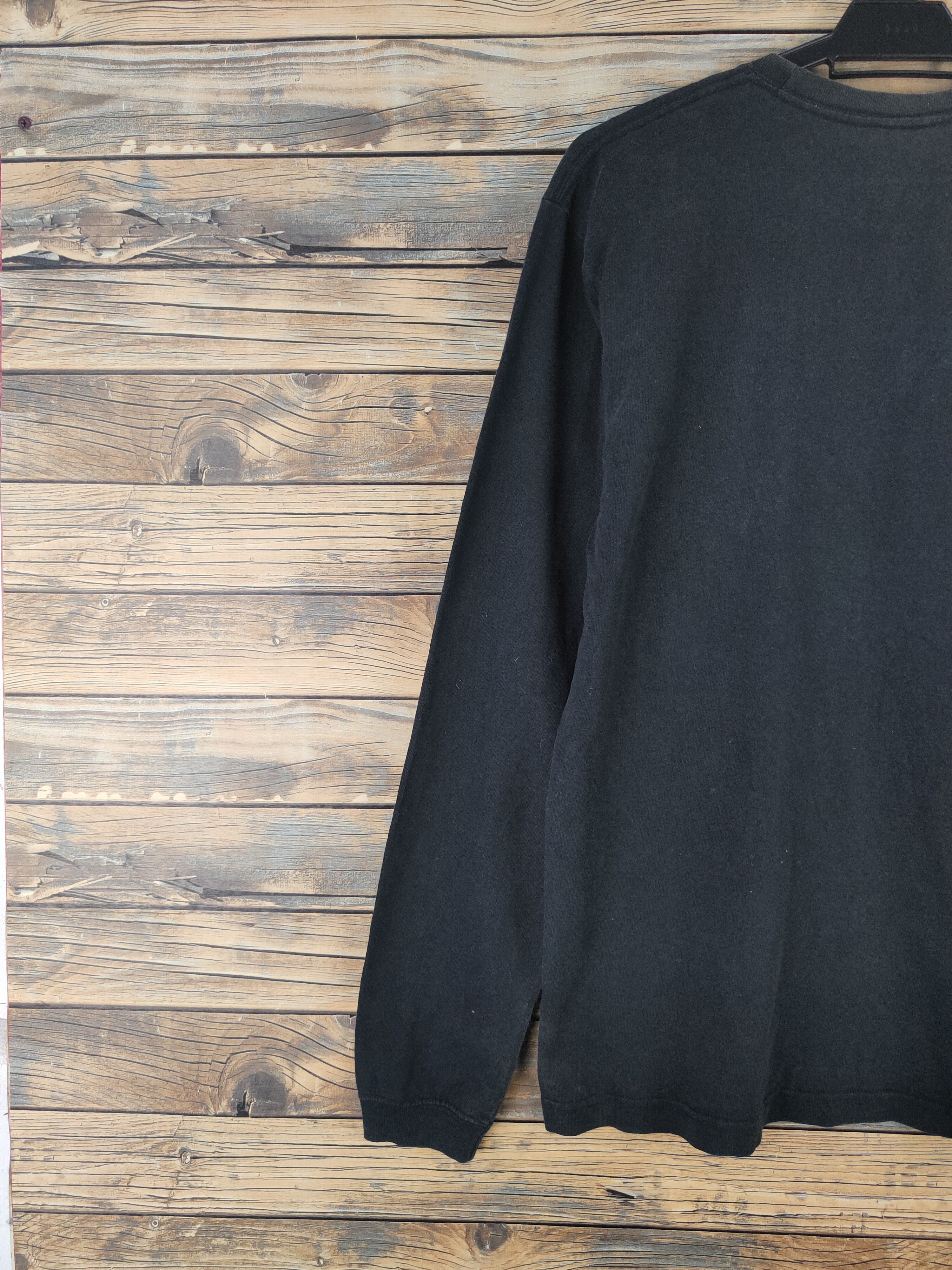 Japanese Brand DL Jellan Japan Black Long Sleeve T-shirts #1721 Size US M / EU 48-50 / 2 - 9 Thumbnail
