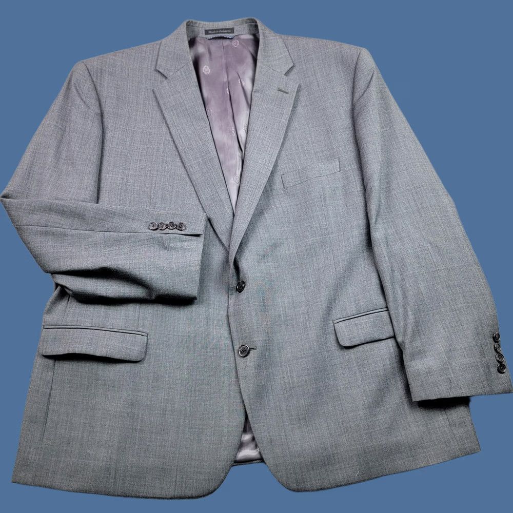 Ralph Lauren Lauren Ralph Lauren Blazer Mens 50R Gray Wool Blend Two Button Single Vent Size 50R - 1 Thumbnail